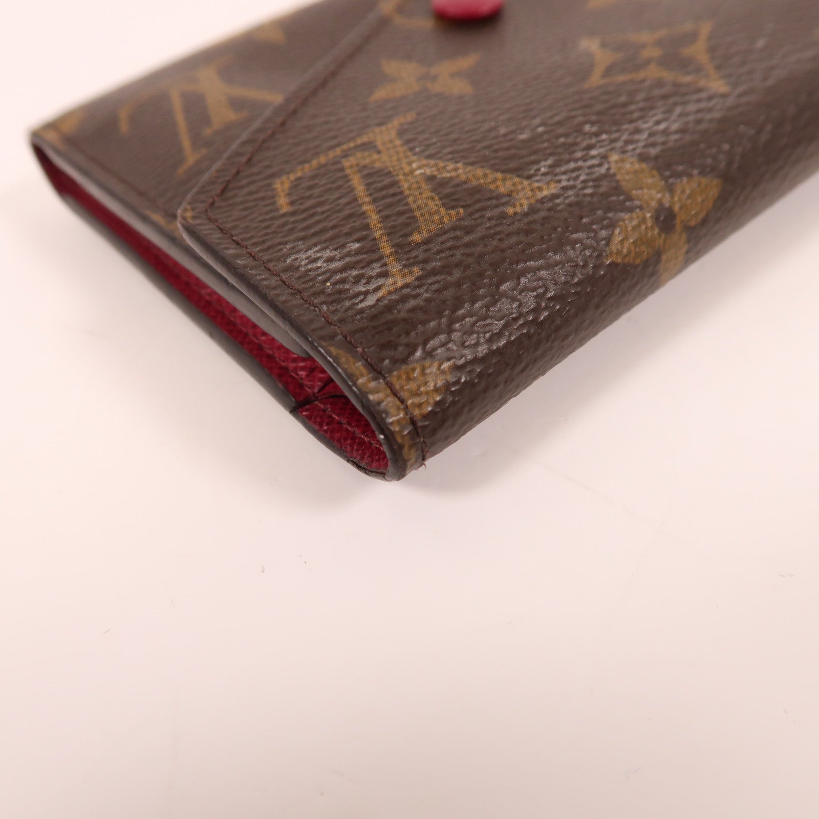 LOUIS VUITTON Monogram Victorine金扣錢包啡色
