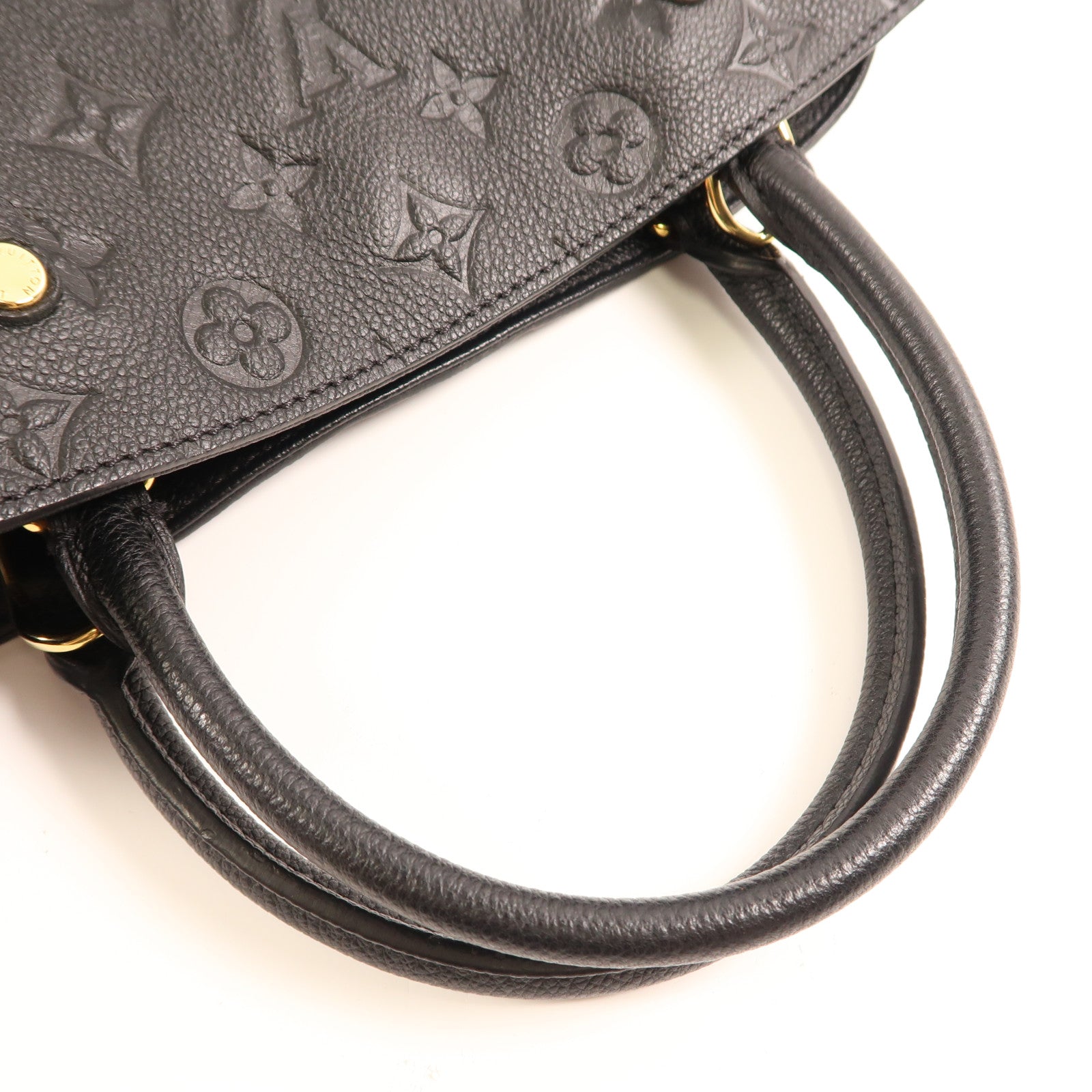 LOUIS VUITTON Monogram Empreinte Montaigne MM手挽肩背兩用袋