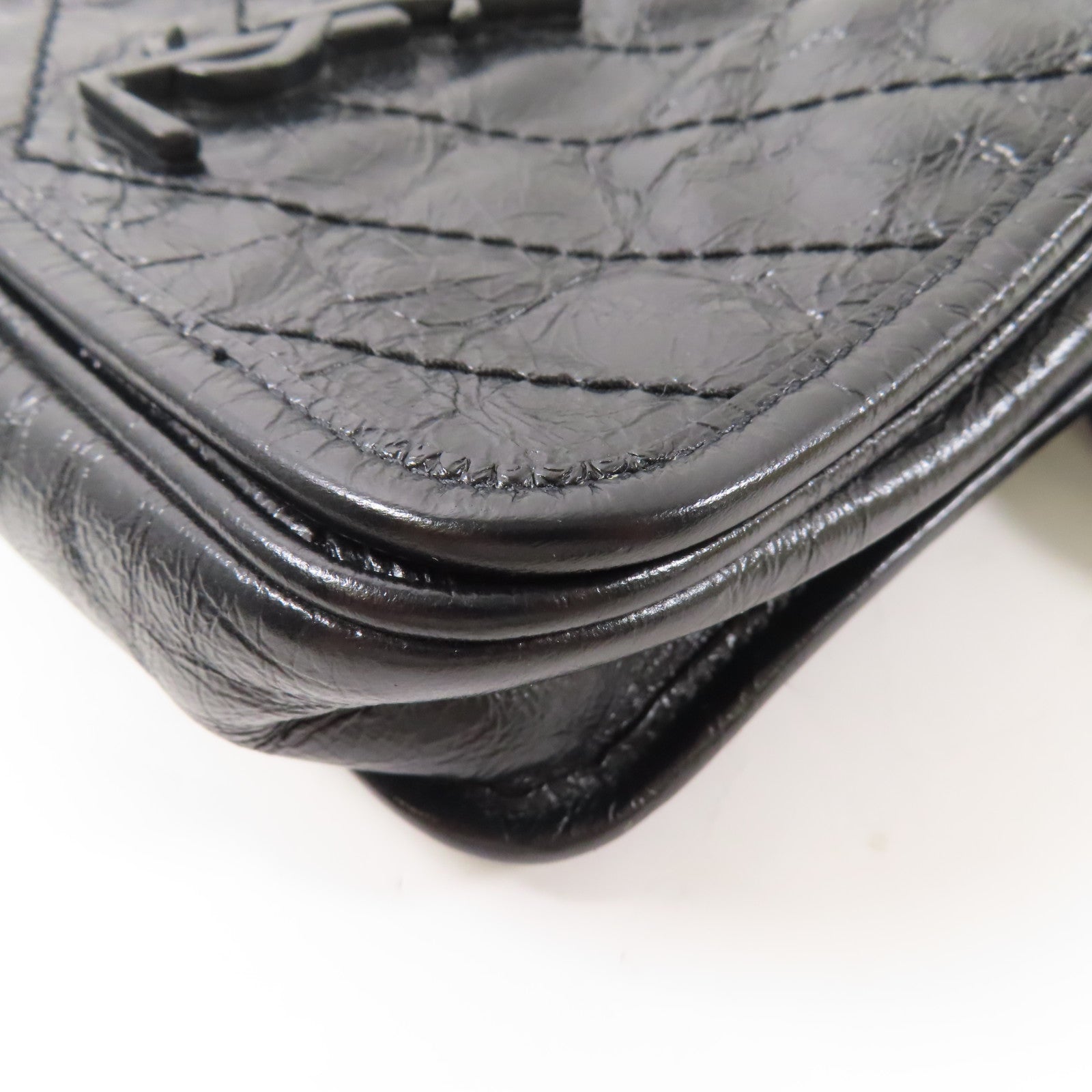 SAINT LAURENT 牛皮皮革Chain Shoulder Bag鏈帶肩背袋