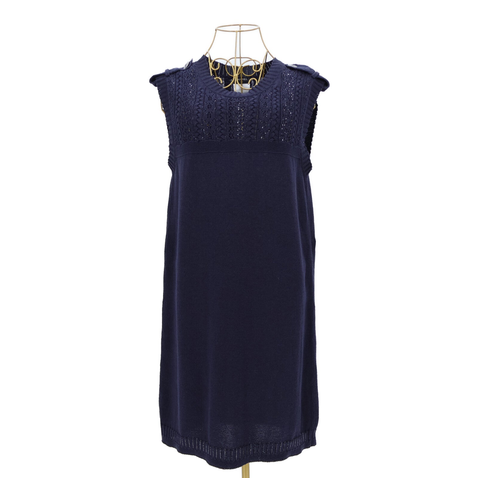 CHANEL Knitted Sleeveless Dress連身裙