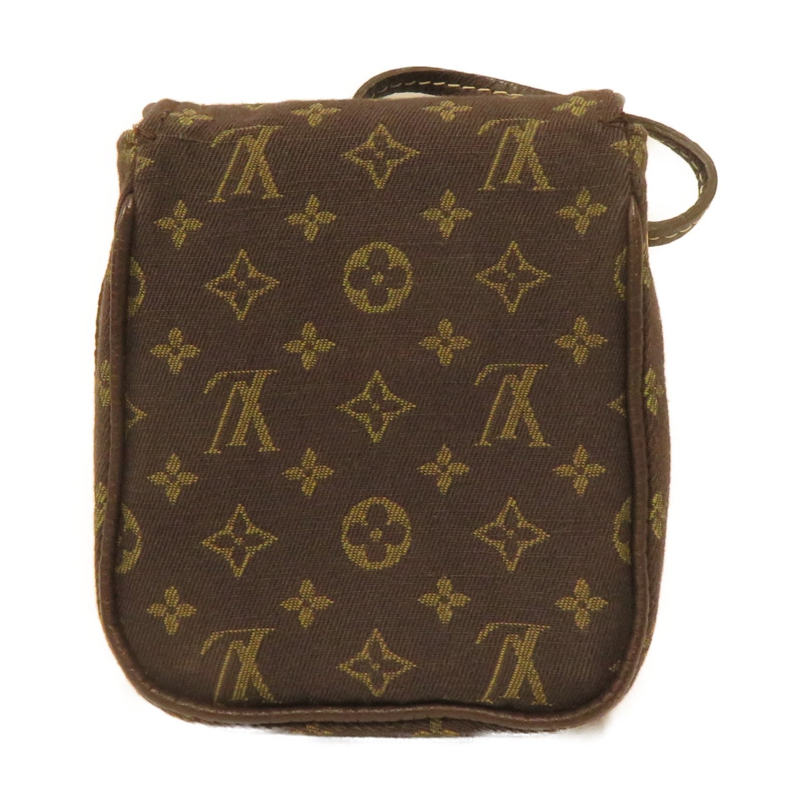 LOUIS VUITTON 【激減優惠】Monogram Pochette Cancun Pouch金扣肩背袋啡色
