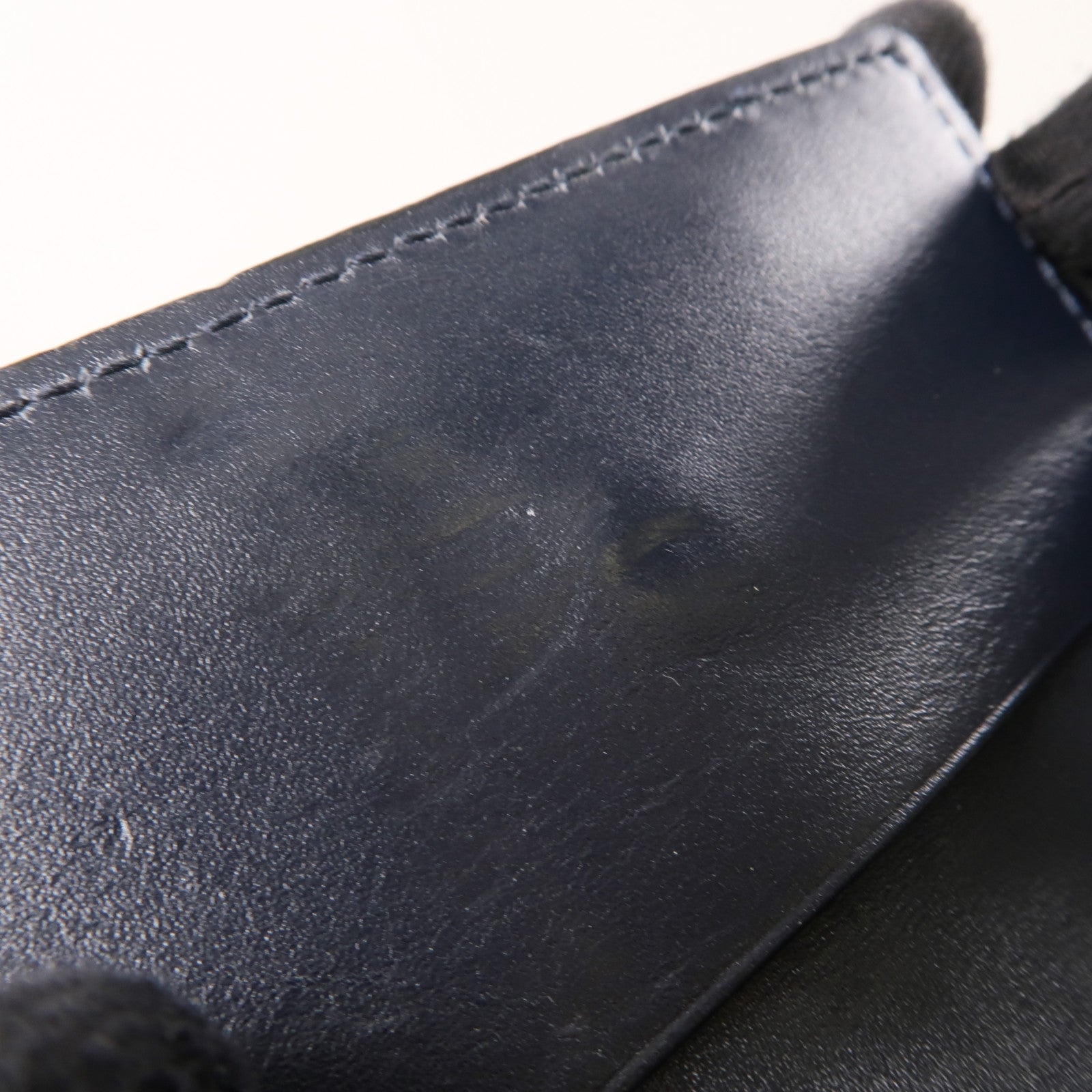 GUCCI 帆布/牛皮皮革Key Holder銀扣鎖匙包黑色