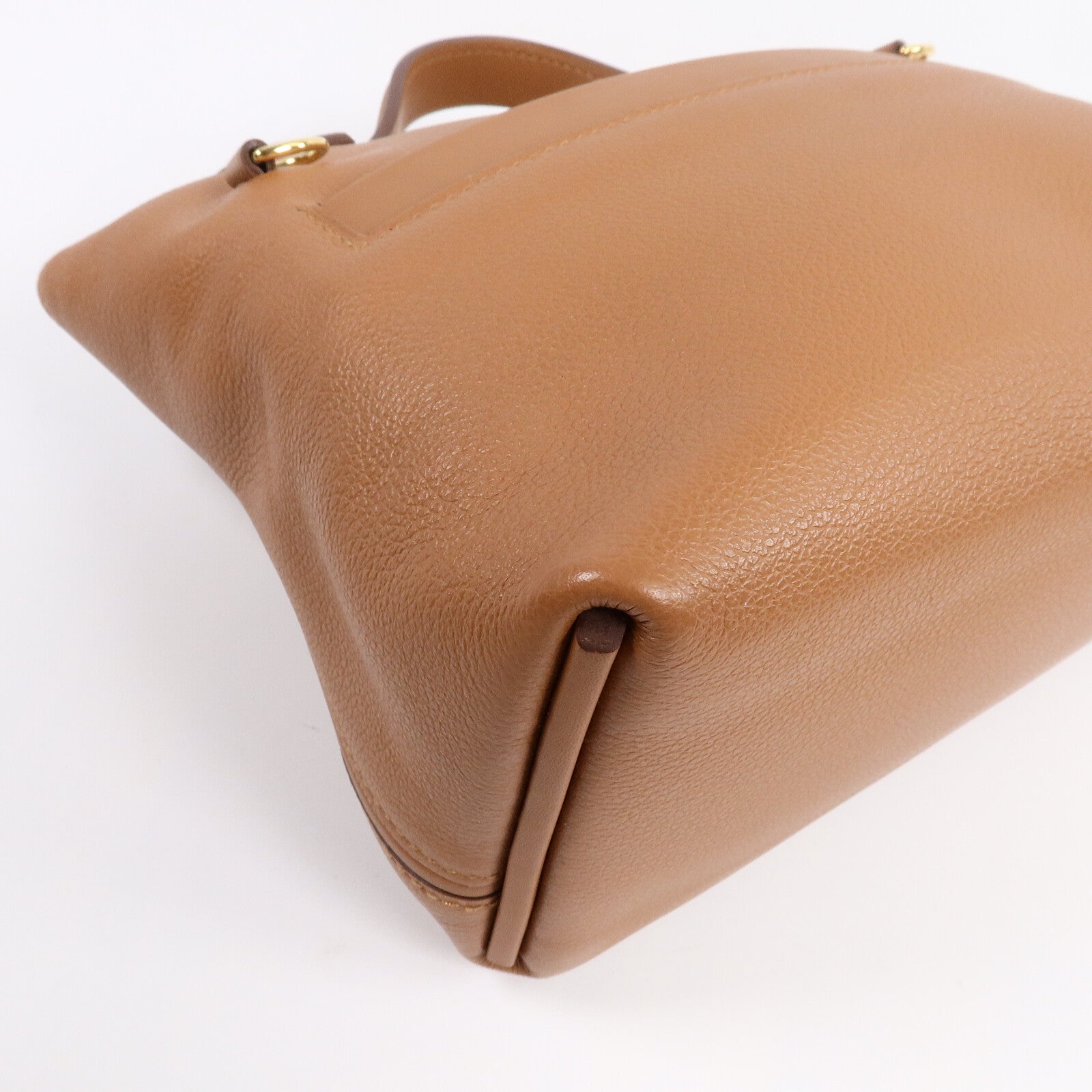 HERMES Clemence皮革24/24 Mini手挽肩背兩用袋Gold