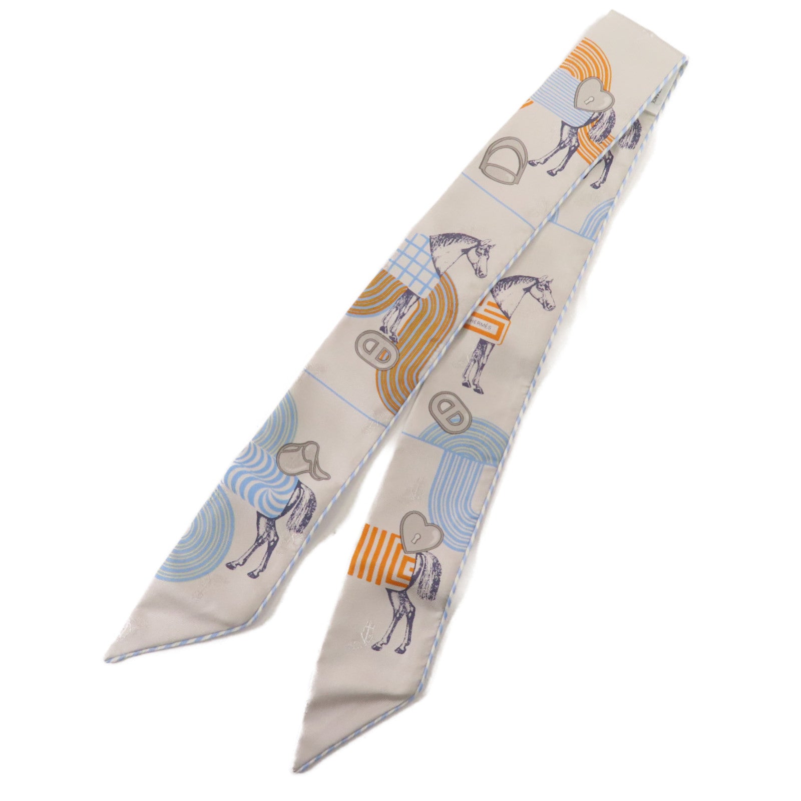 HERMES 絲質Twilly絲巾