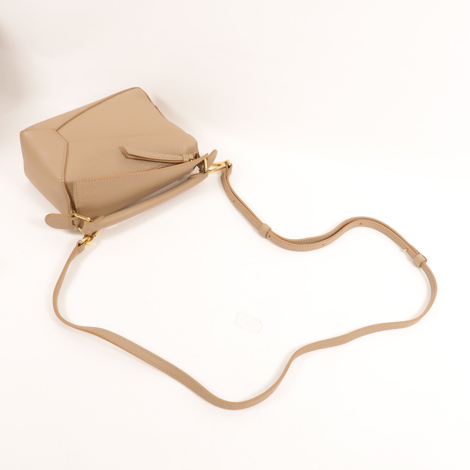 LOEWE 牛皮皮革Mini Puzzle手挽肩背兩用袋