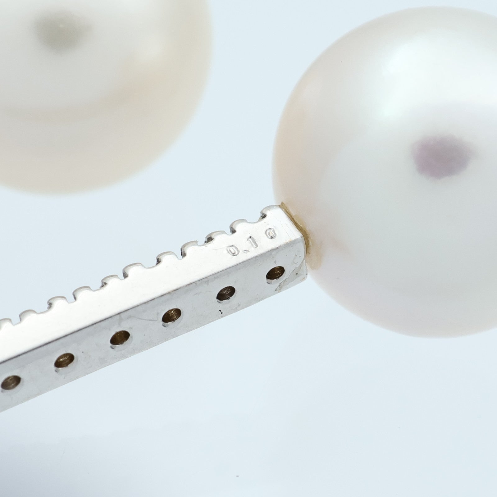 JEWELRY 18K白金Pearl Diamond Earrings珍珠/鑽石耳環