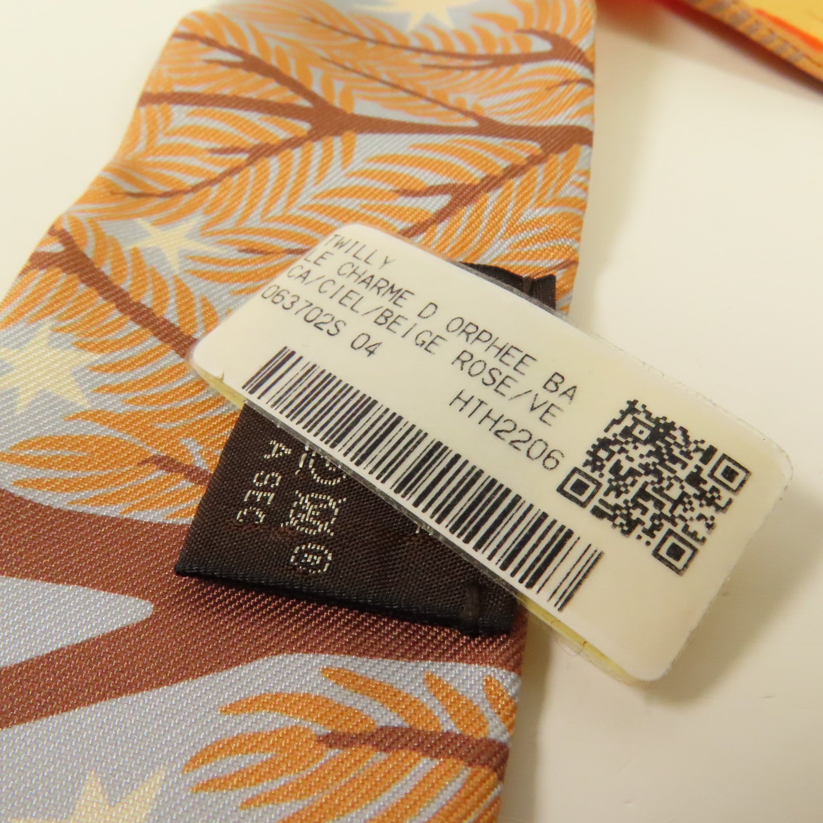 HERMES 絲質Twilly絲巾