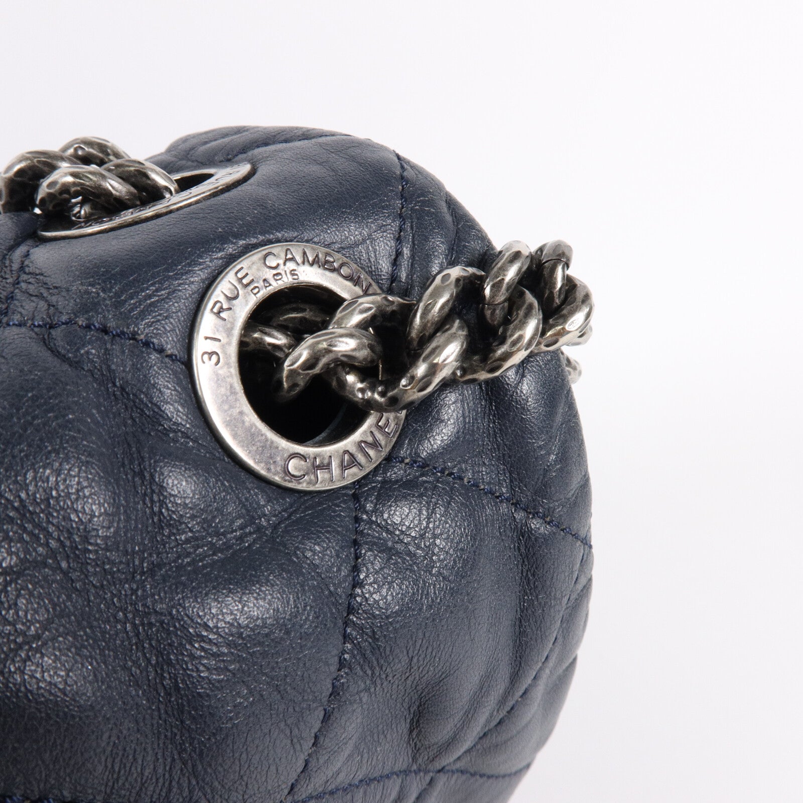 CHANEL 牛皮皮革Chain Shoulder鏈帶肩背袋
