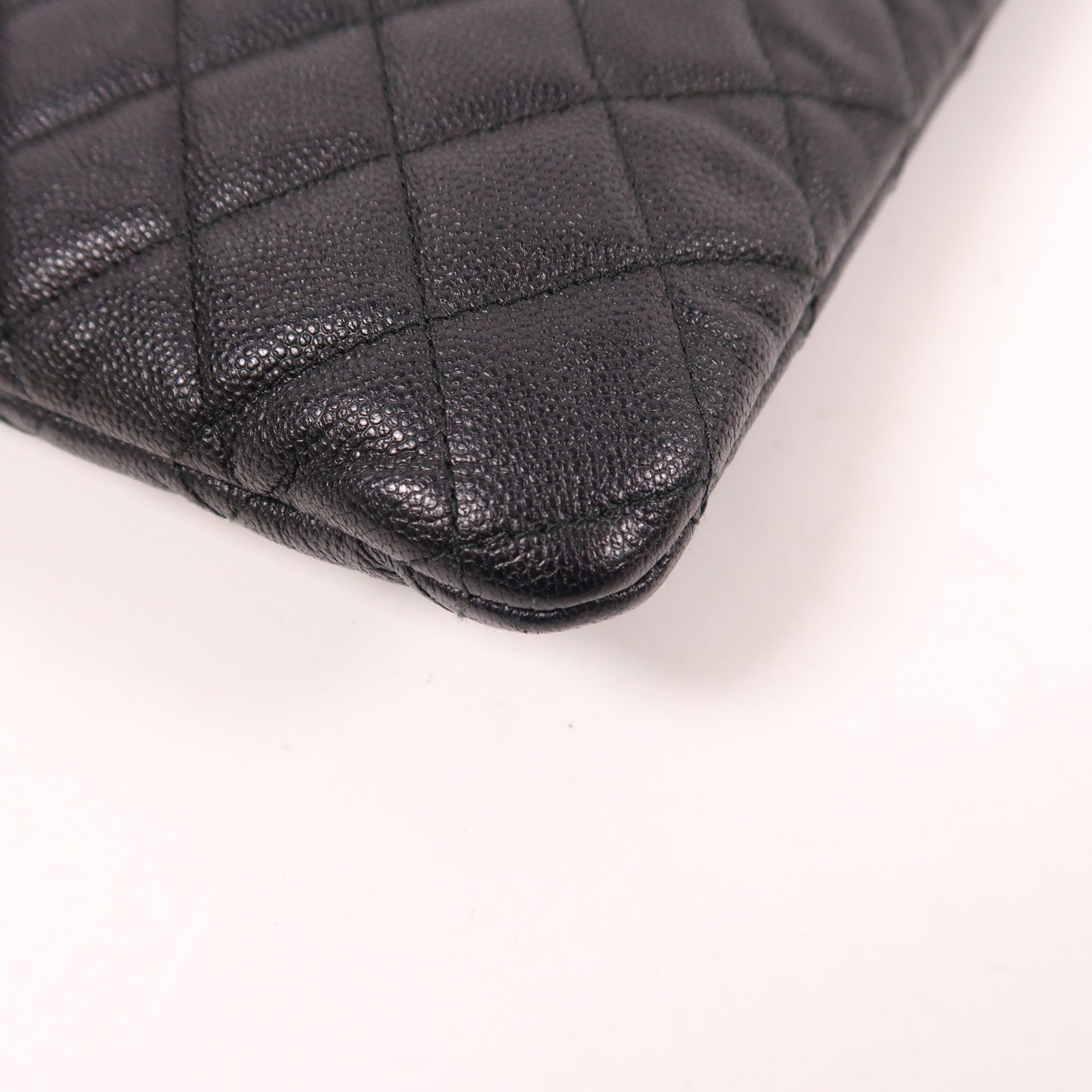 CHANEL 牛皮皮革Clutch金扣手拿包