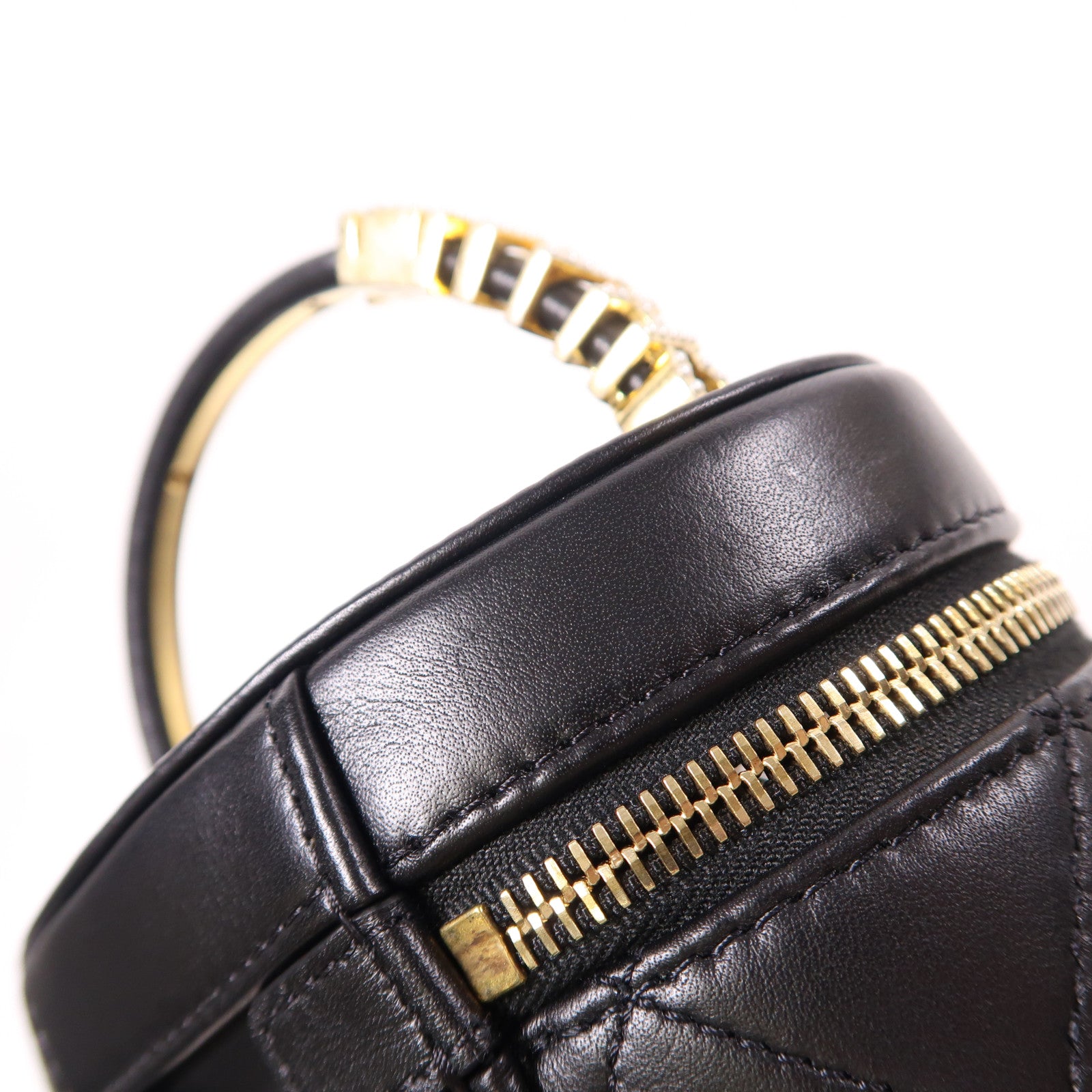 CHANEL 牛皮皮革Chain Shoulder Bag金扣鏈帶手挽肩背兩用袋