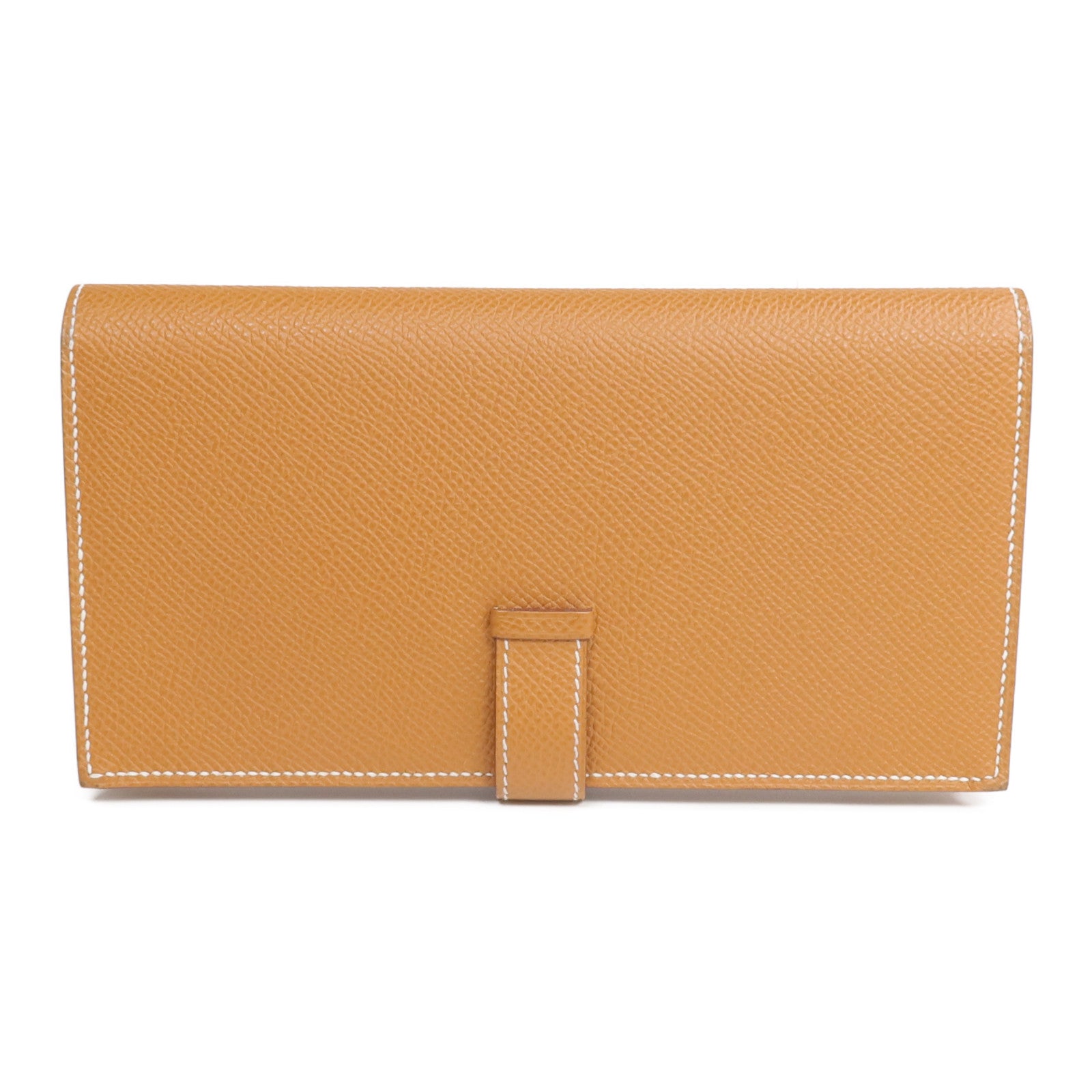 HERMES Epsom皮革Bearn Long Wallet長錢包Gold