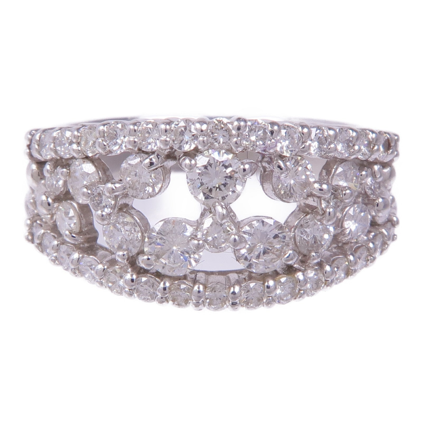 JEWELRY 【激減優惠】PT900鉑金Diamond Ring鑽石戒指US#6.25