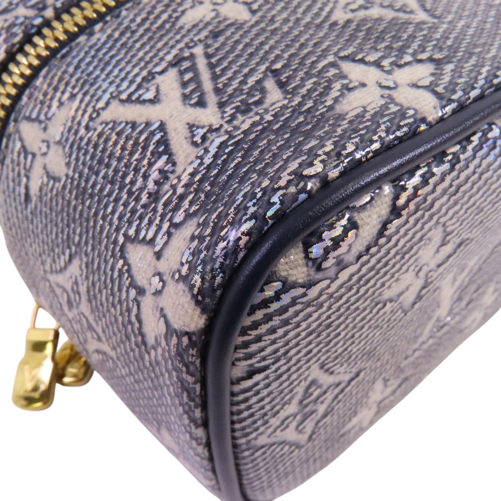 LOUIS VUITTON 【激減優惠】Monogram Coated Canvas Micro Vanity金扣手挽肩背兩用袋
