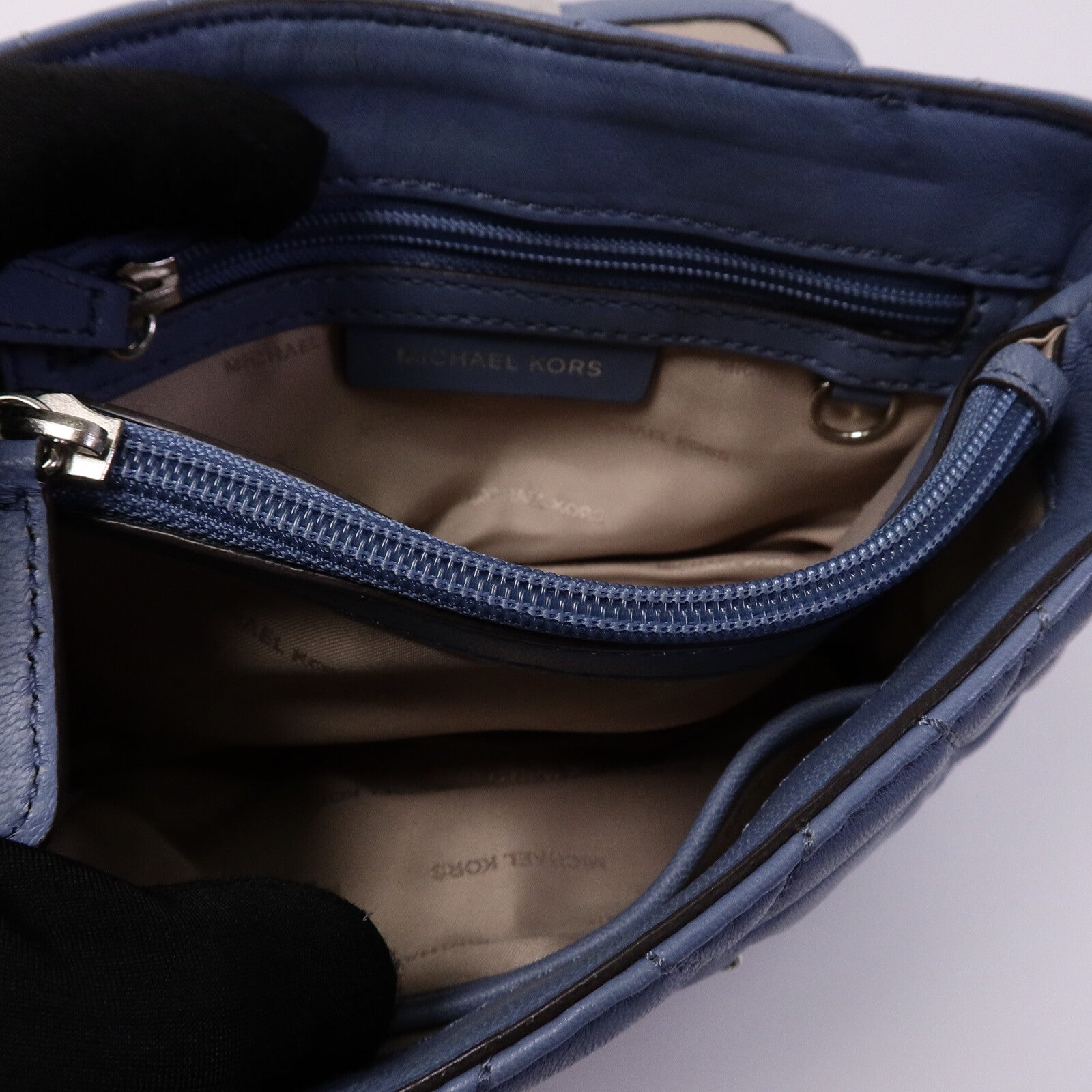 Michael Kors 羊皮皮革Shoulder Bag鏈帶肩背袋