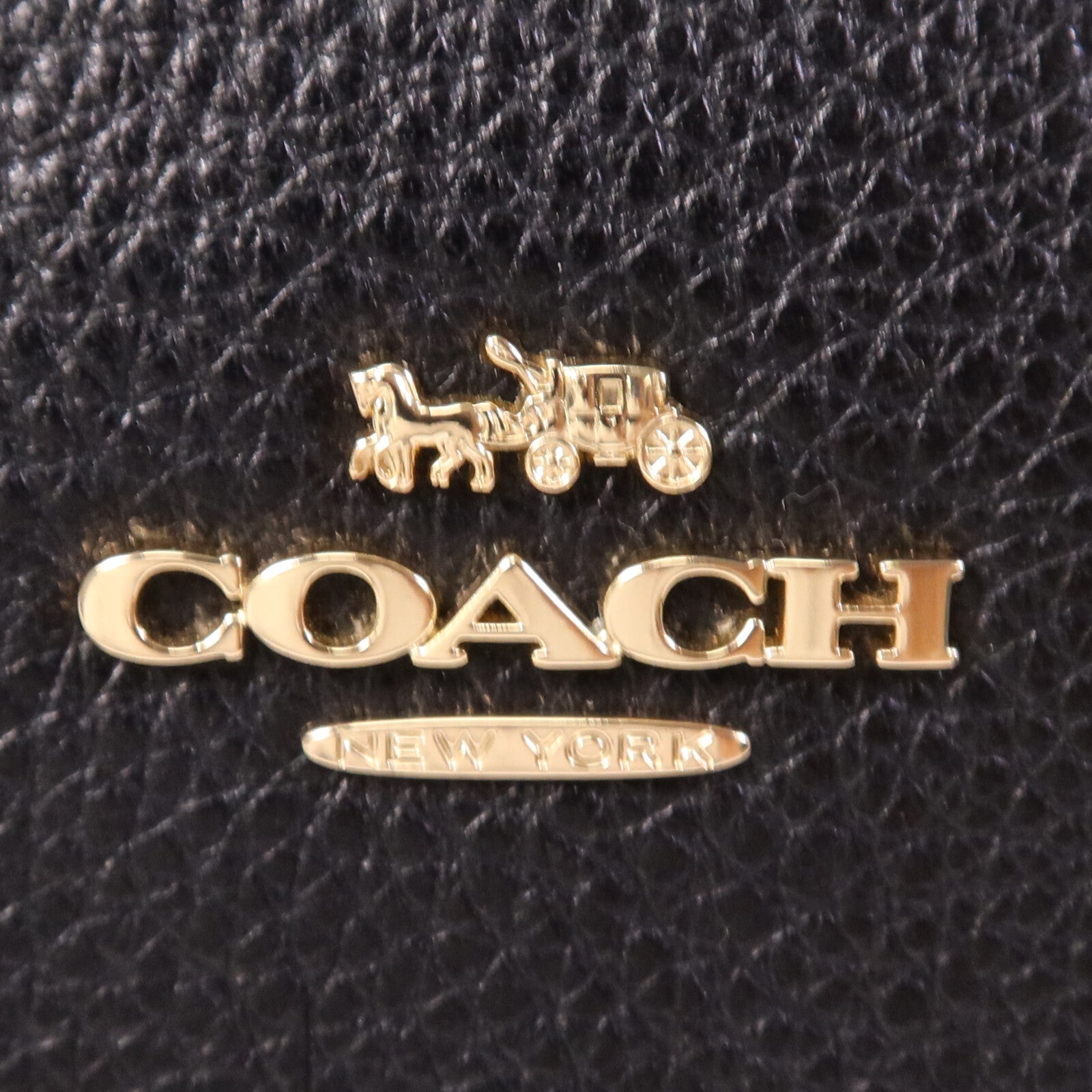 COACH 帆布/皮革Tote Bag金扣手挽袋