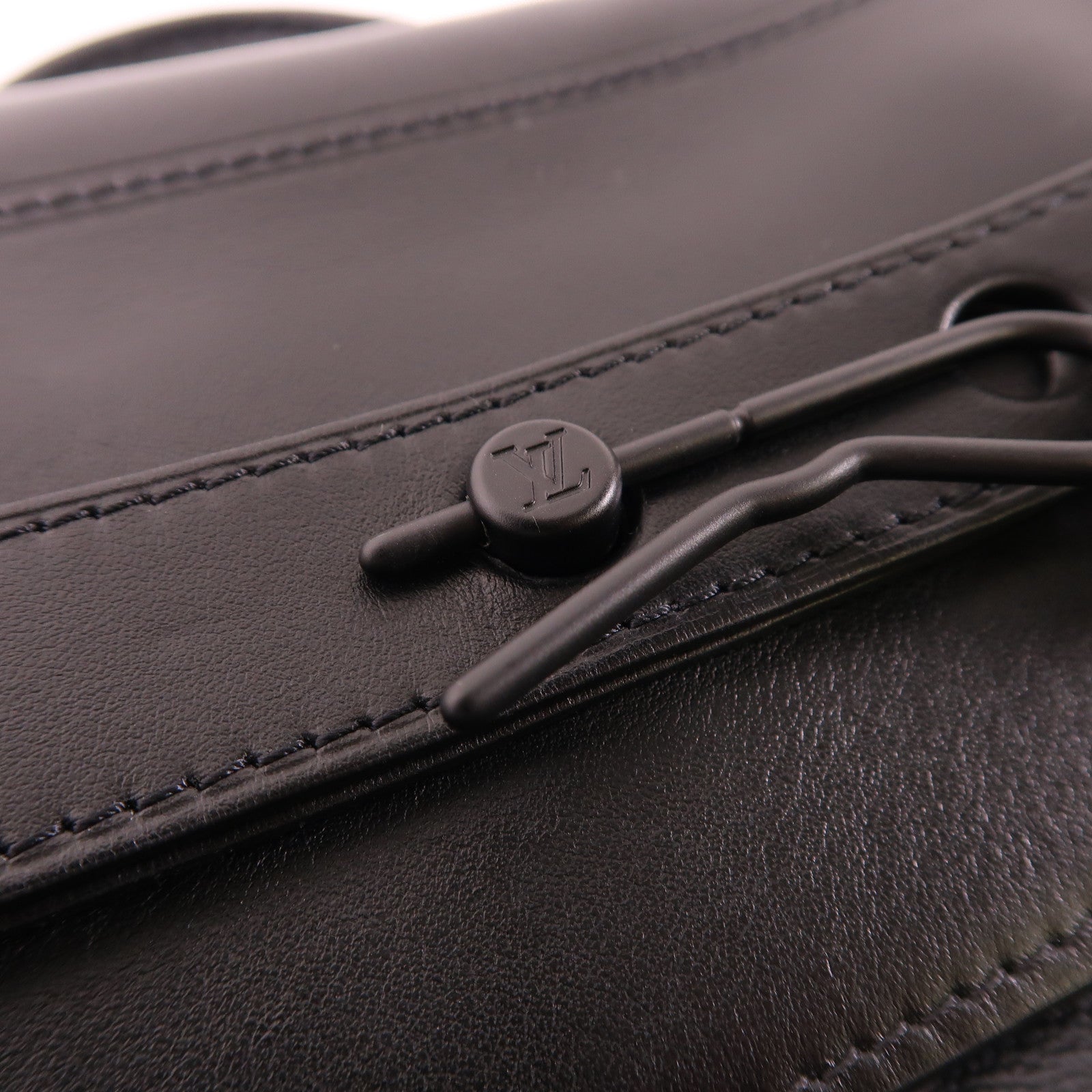 LOUIS VUITTON Monogram Eclipse Steamer PM手挽肩背兩用袋