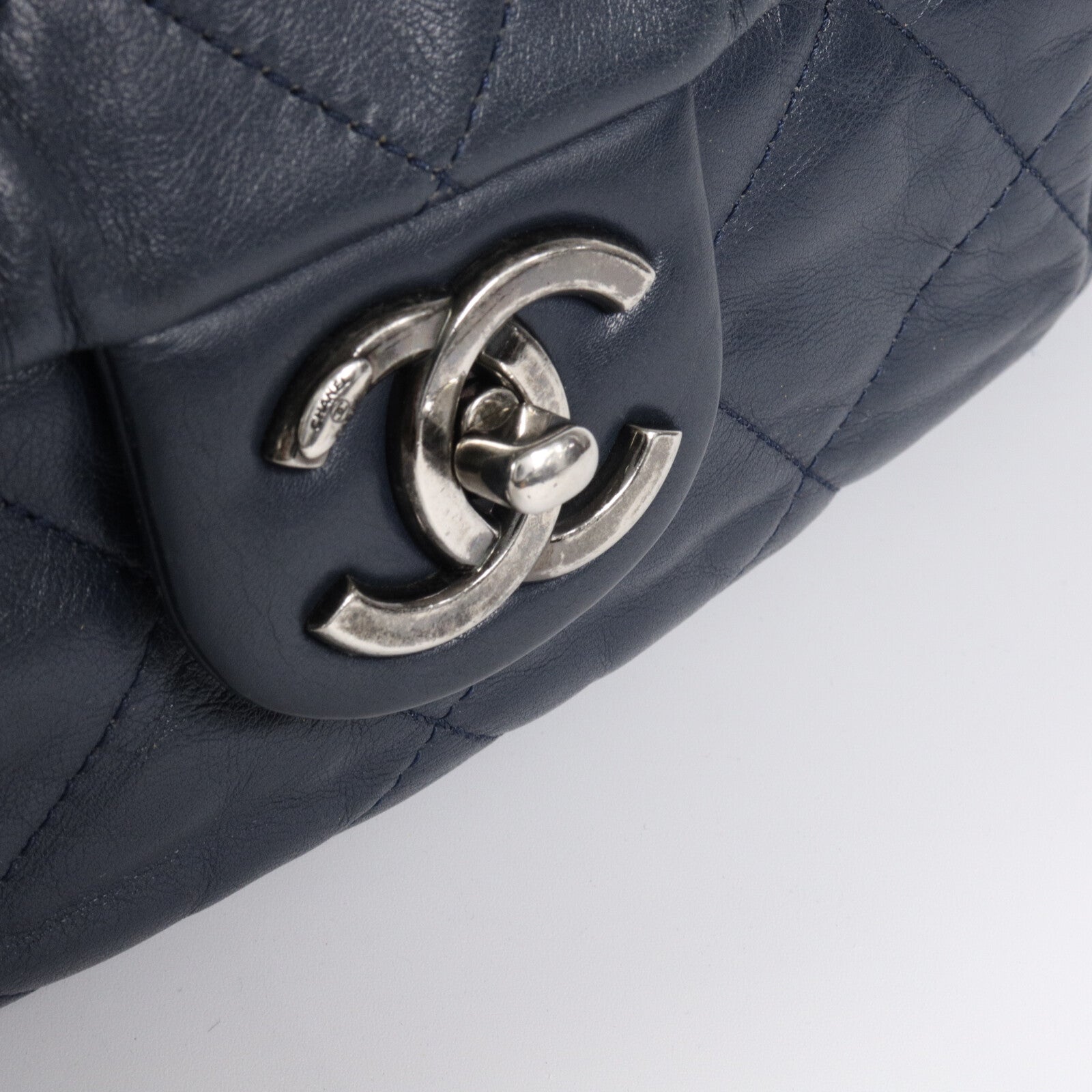 CHANEL 牛皮皮革Chain Shoulder鏈帶肩背袋