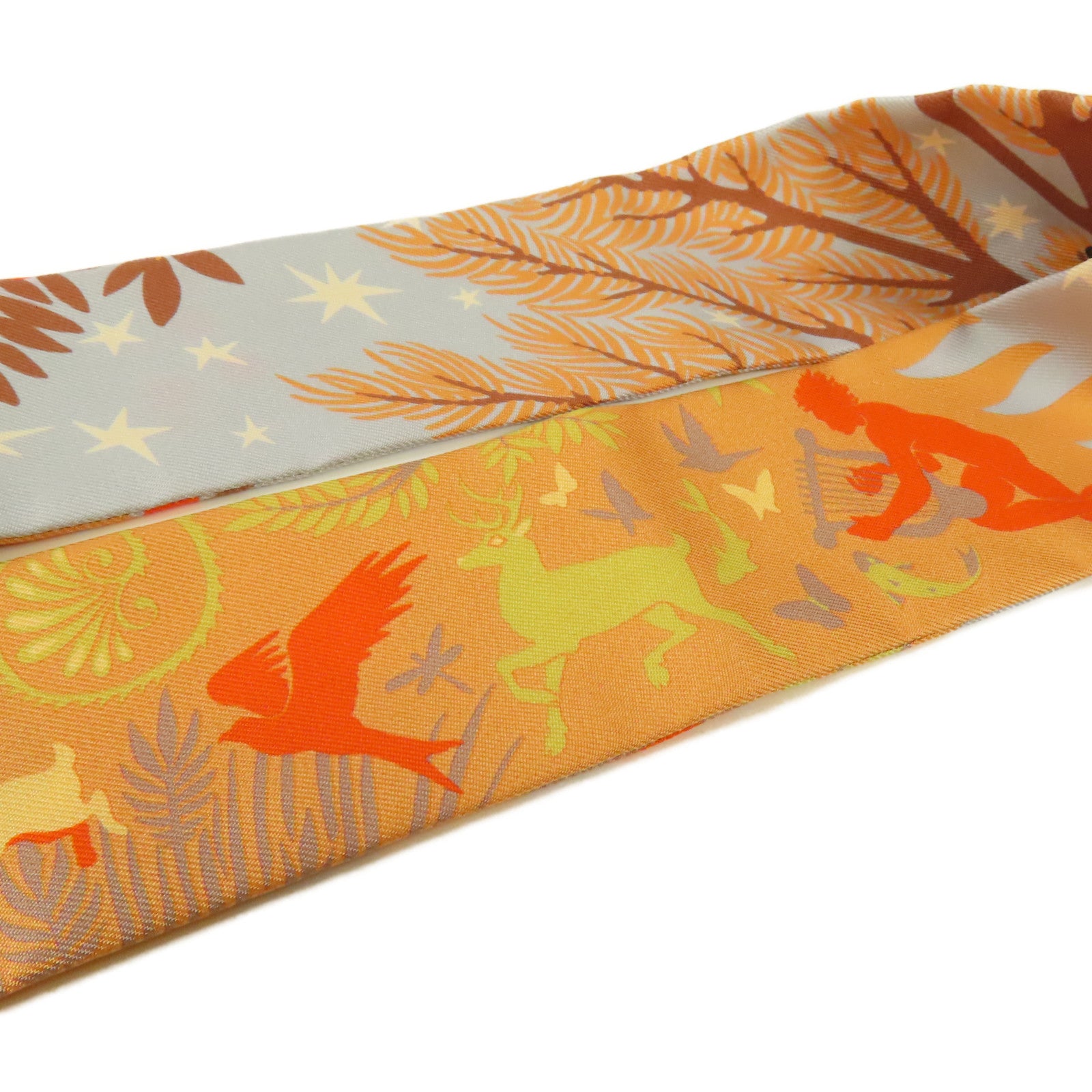 HERMES 絲質Twilly絲巾