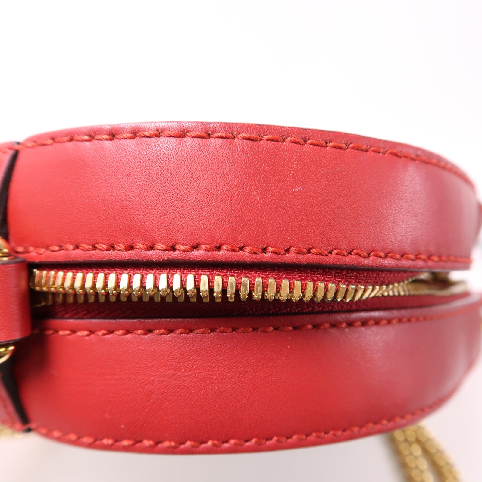 GUCCI 塗層帆布Shoulder Bag金扣肩背袋