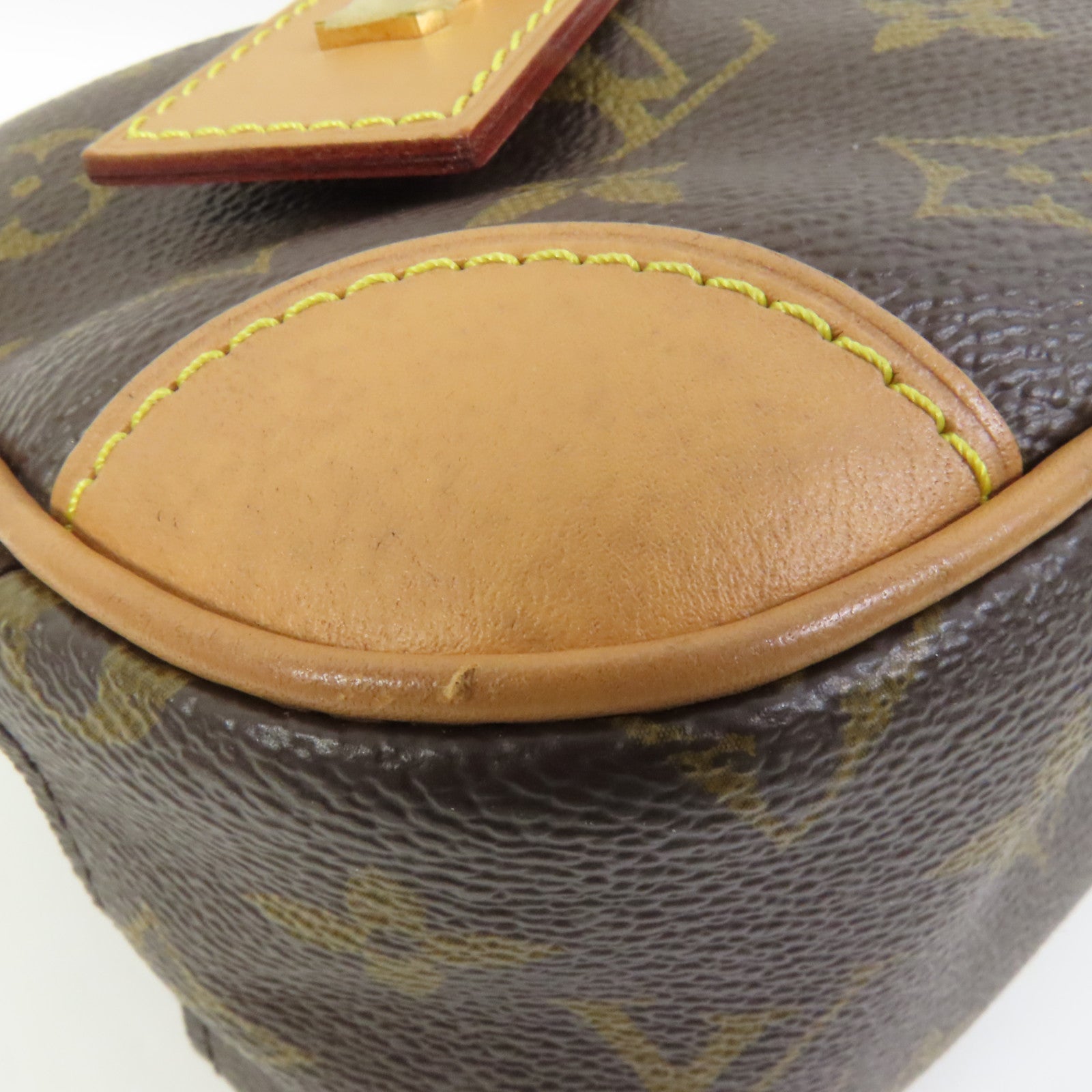 LOUIS VUITTON Monogram Deauville Mini金扣肩背袋棕色