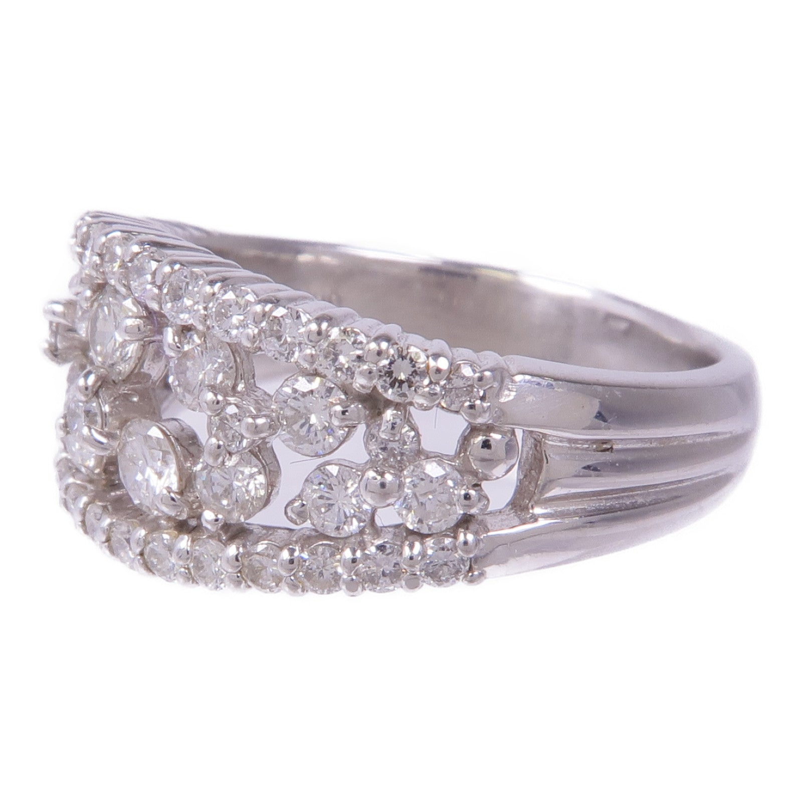 JEWELRY 【激減優惠】PT900鉑金Diamond Ring鑽石戒指US#6.25