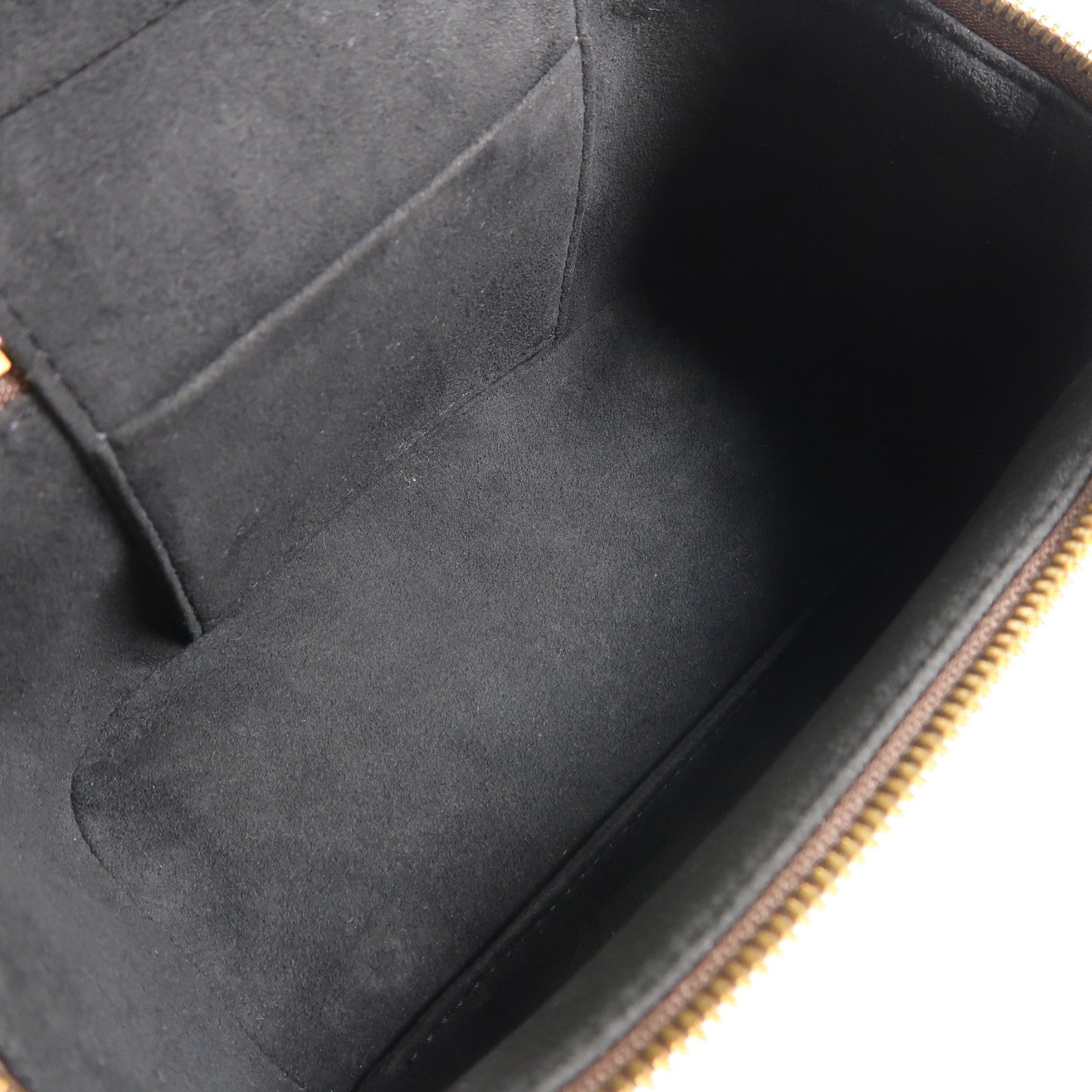 LOUIS VUITTON Monogram Vanity PM金扣手挽肩背兩用袋啡色