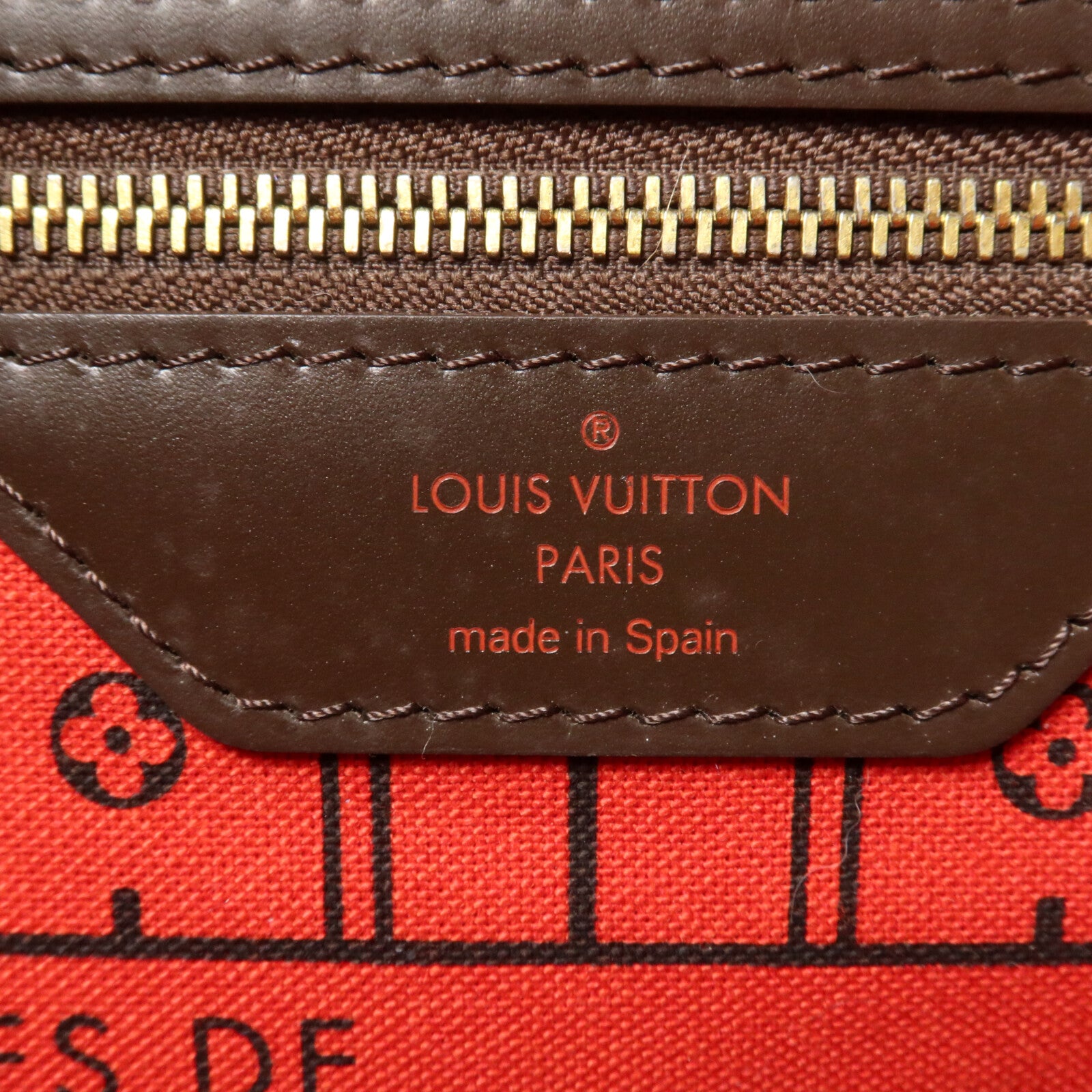 LOUIS VUITTON Damier Neverfull MM手挽袋