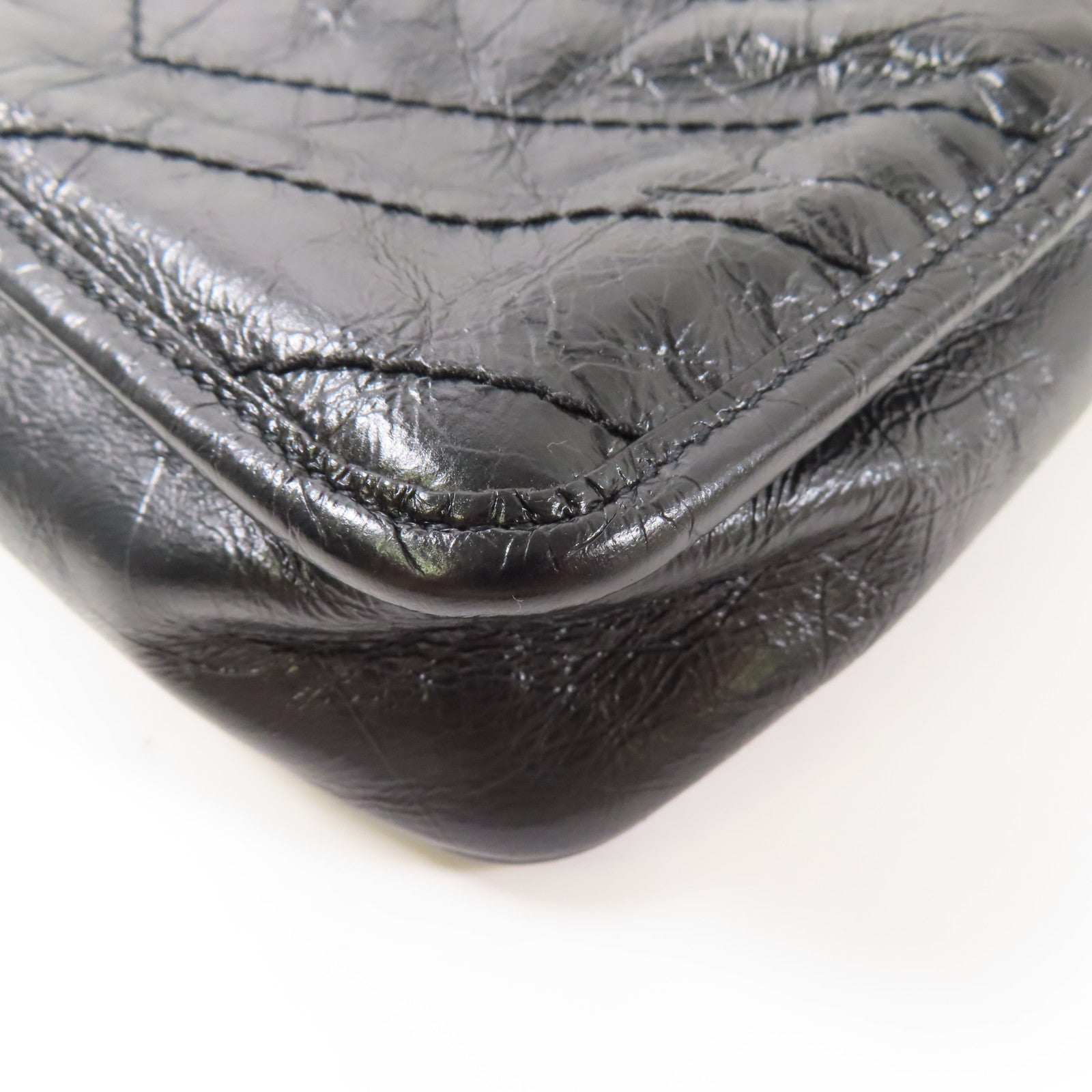 SAINT LAURENT 牛皮皮革Chain Shoulder Bag鏈帶肩背袋