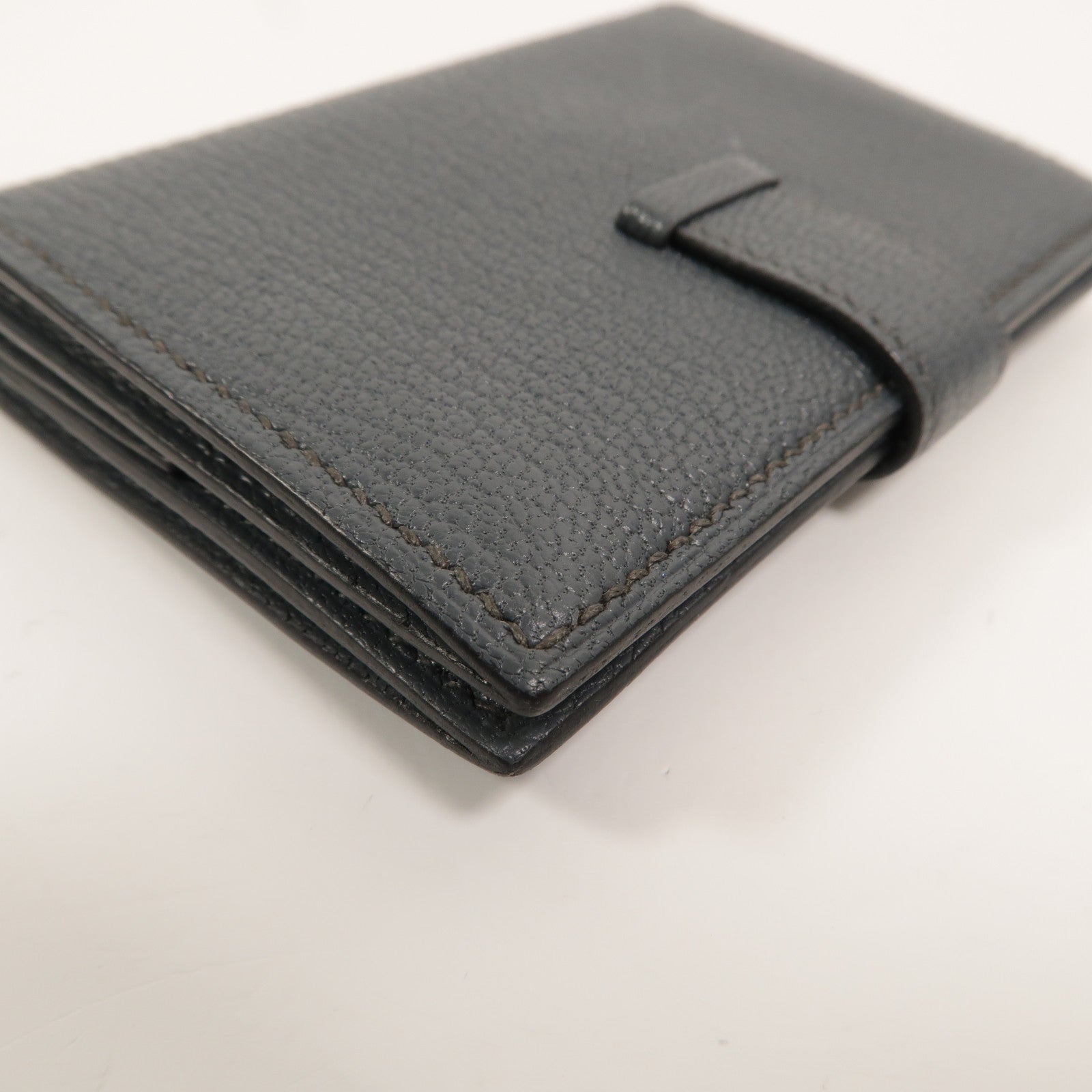 HERMES Chevre皮革Bearn Mini Wallet卡片套