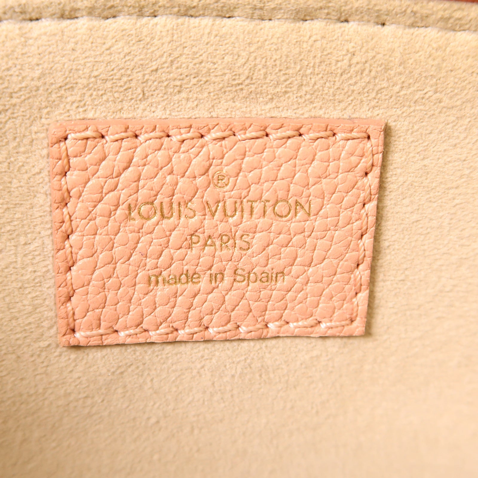 LOUIS VUITTON 【激減優惠】Monogram Empreinte Petit Palais金扣手挽肩背兩用袋粉紅色