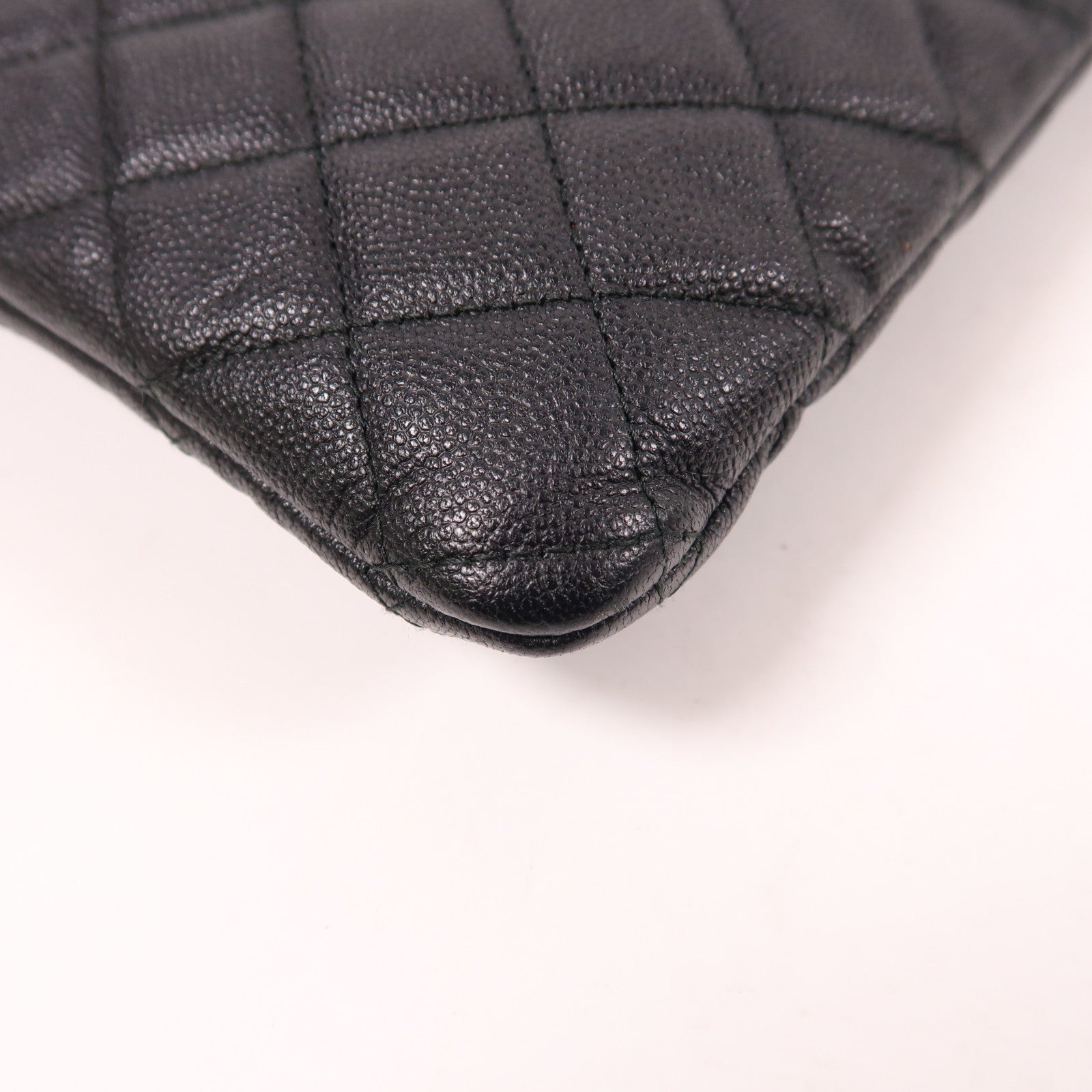 CHANEL 牛皮皮革Clutch金扣手拿包