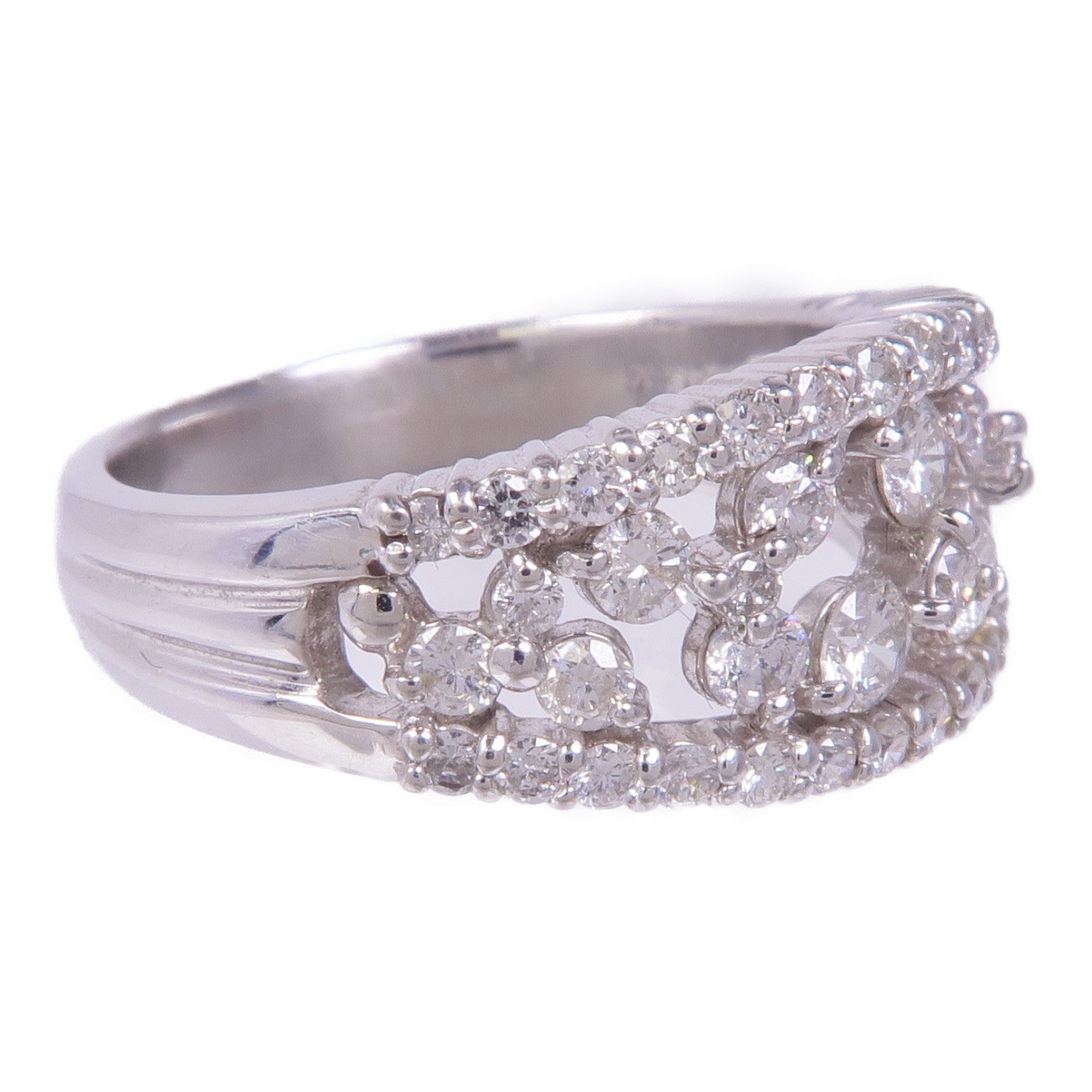 JEWELRY 【激減優惠】PT900鉑金Diamond Ring鑽石戒指US#6.25