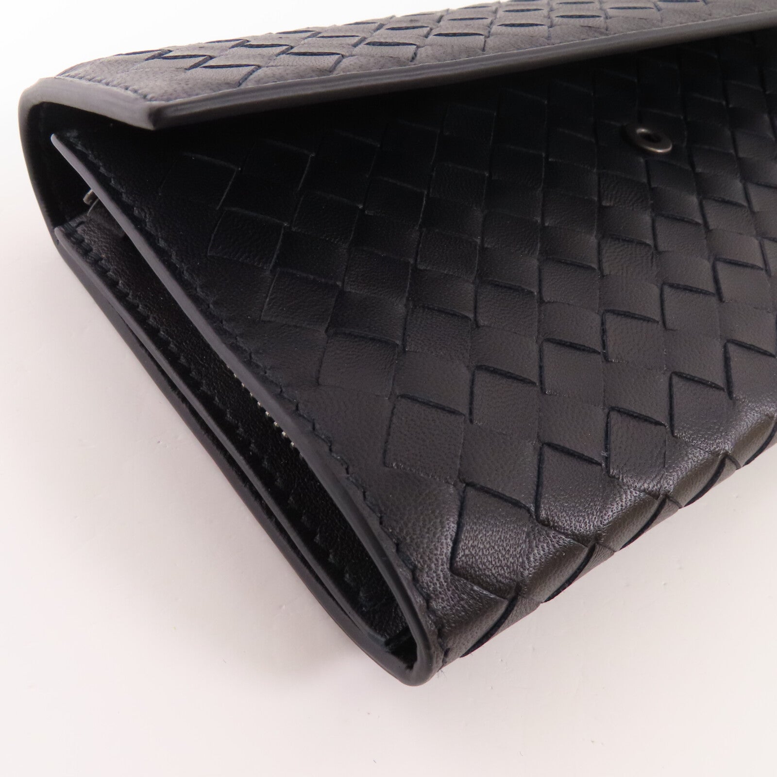 BOTTEGA VENETA 織紋皮革Long Wallet長錢包