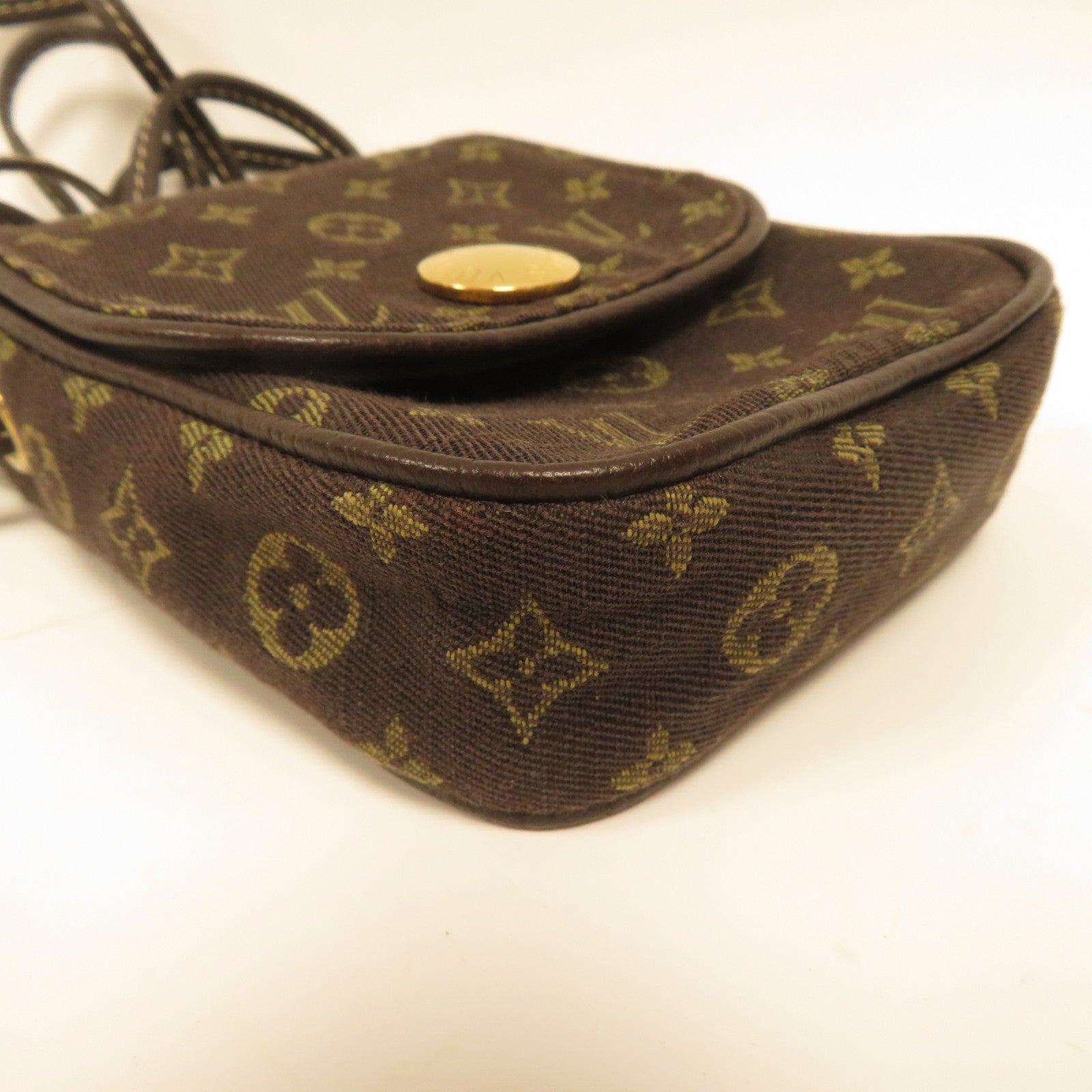 LOUIS VUITTON 【激減優惠】Monogram Pochette Cancun Pouch金扣肩背袋啡色