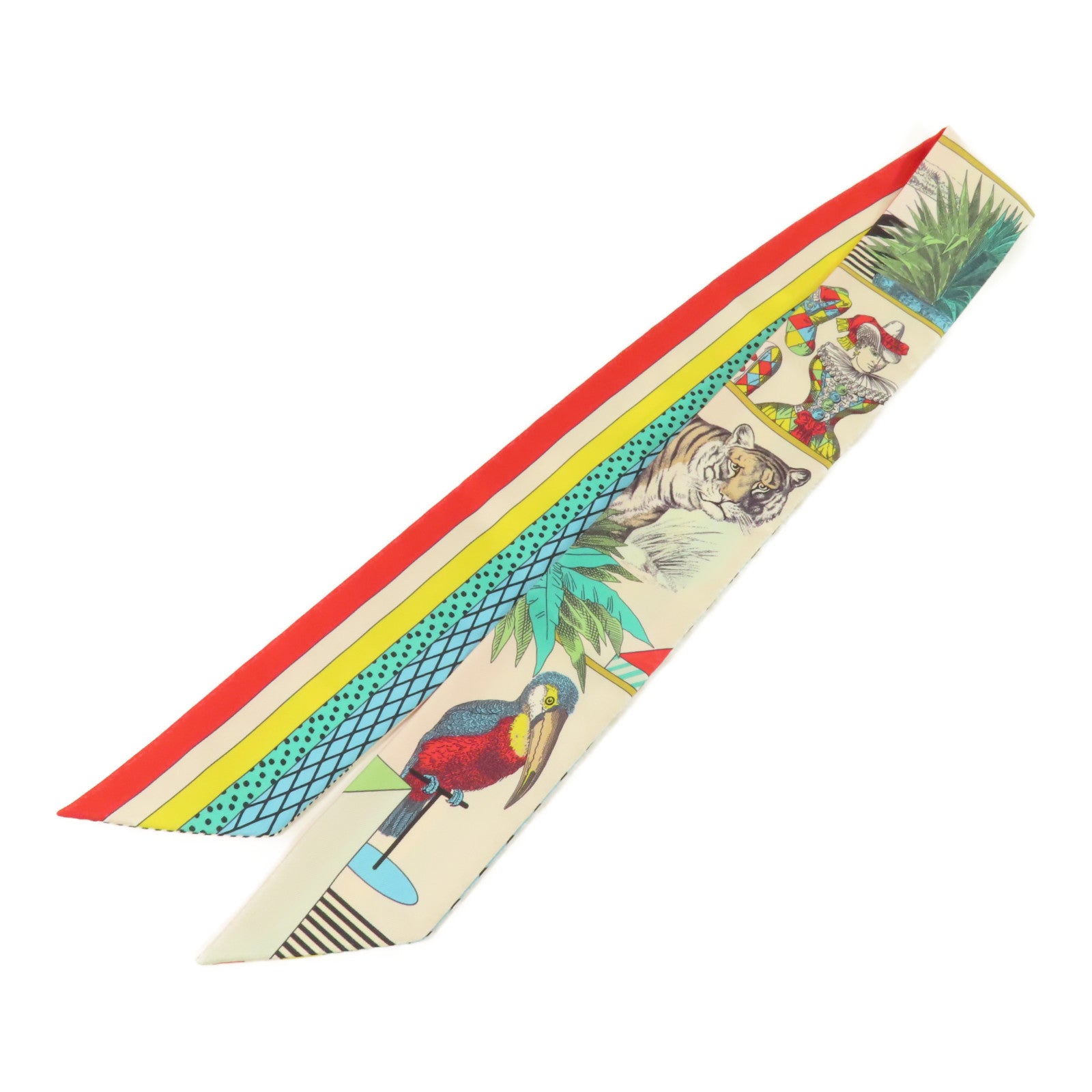 HERMES 絲質Twilly絲巾