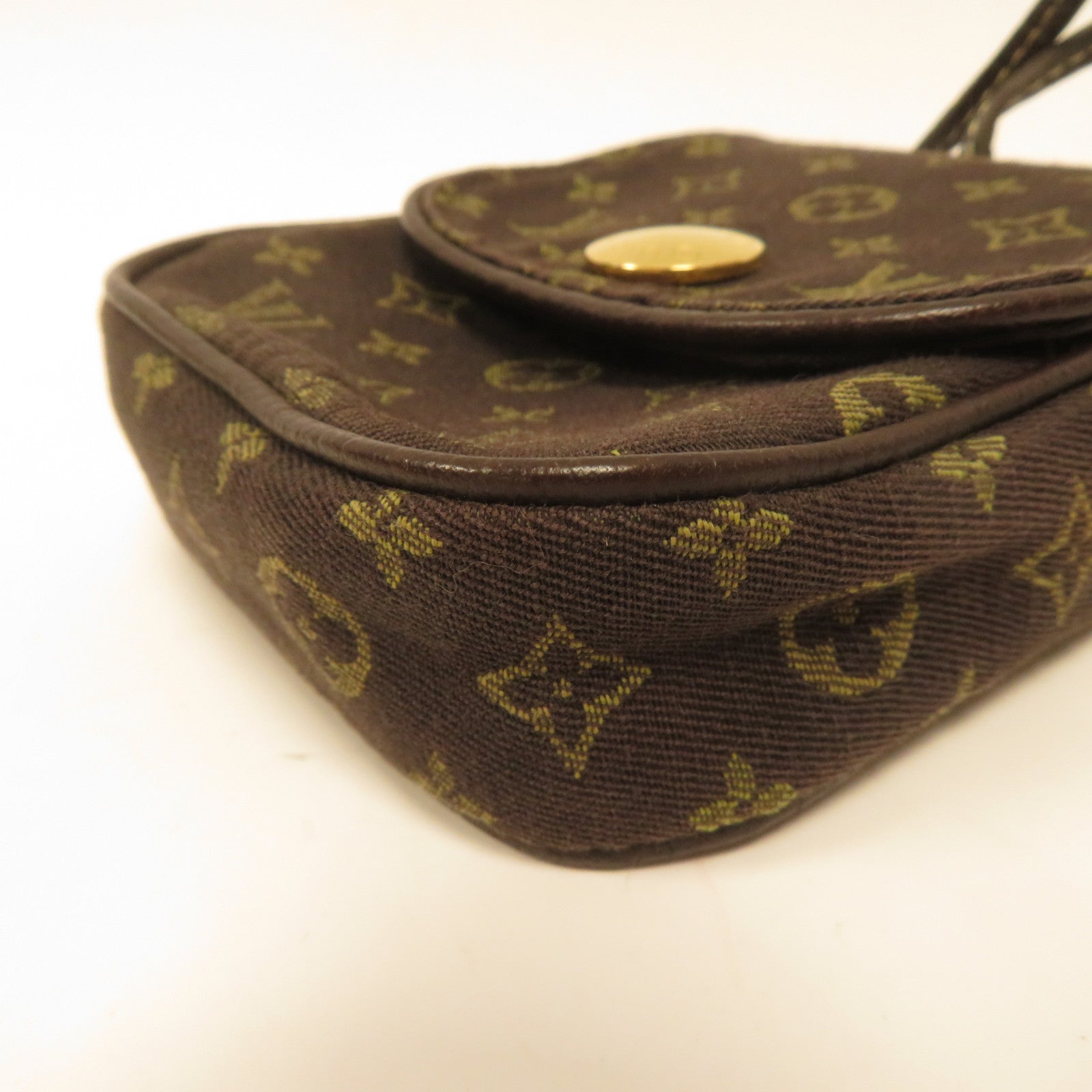 LOUIS VUITTON 【激減優惠】Monogram Pochette Cancun Pouch金扣肩背袋啡色
