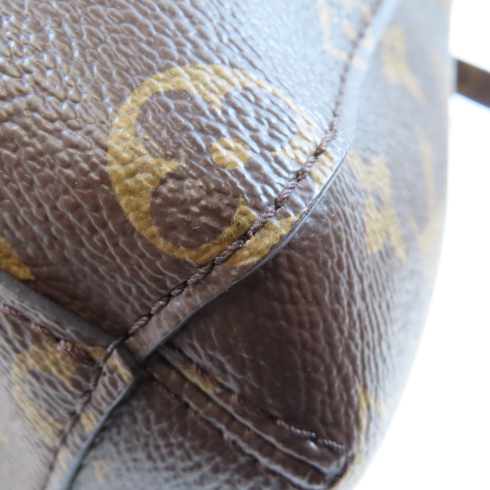LOUIS VUITTON Monogram Montaigne BB金扣手挽肩背兩用袋啡色