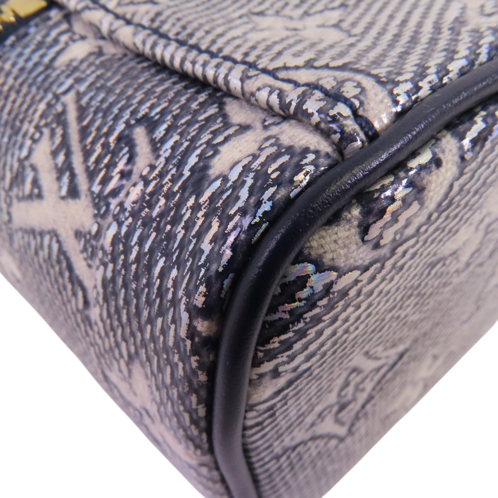 LOUIS VUITTON 【激減優惠】Monogram Coated Canvas Micro Vanity金扣手挽肩背兩用袋