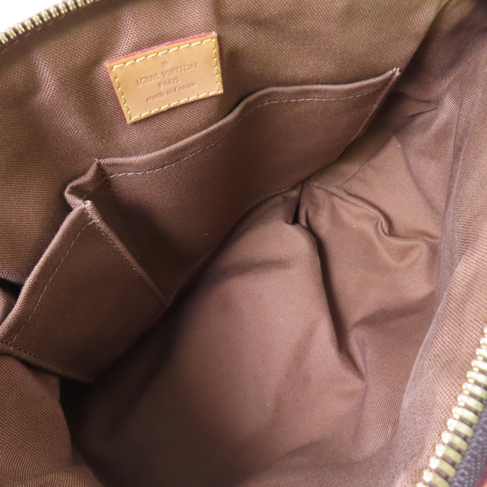 LOUIS VUITTON Monogram Tivoli PM Hand Bag金扣手挽袋啡色