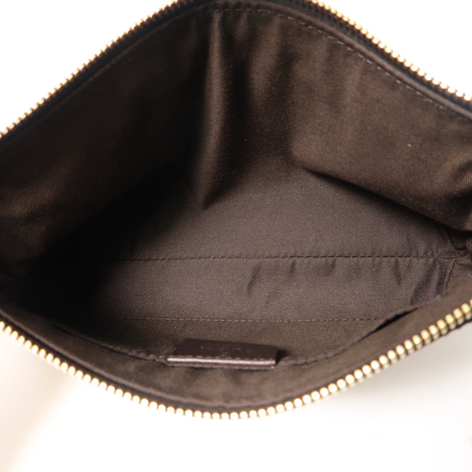 GUCCI 帆布Shoulder Bag金扣肩背袋啡色
