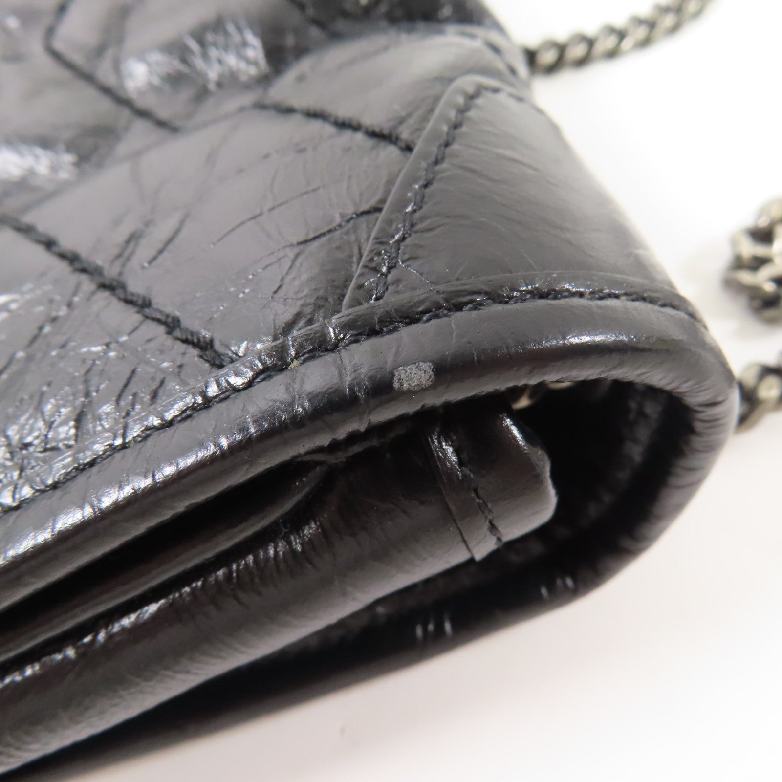 SAINT LAURENT 牛皮皮革Chain Shoulder Bag鏈帶肩背袋