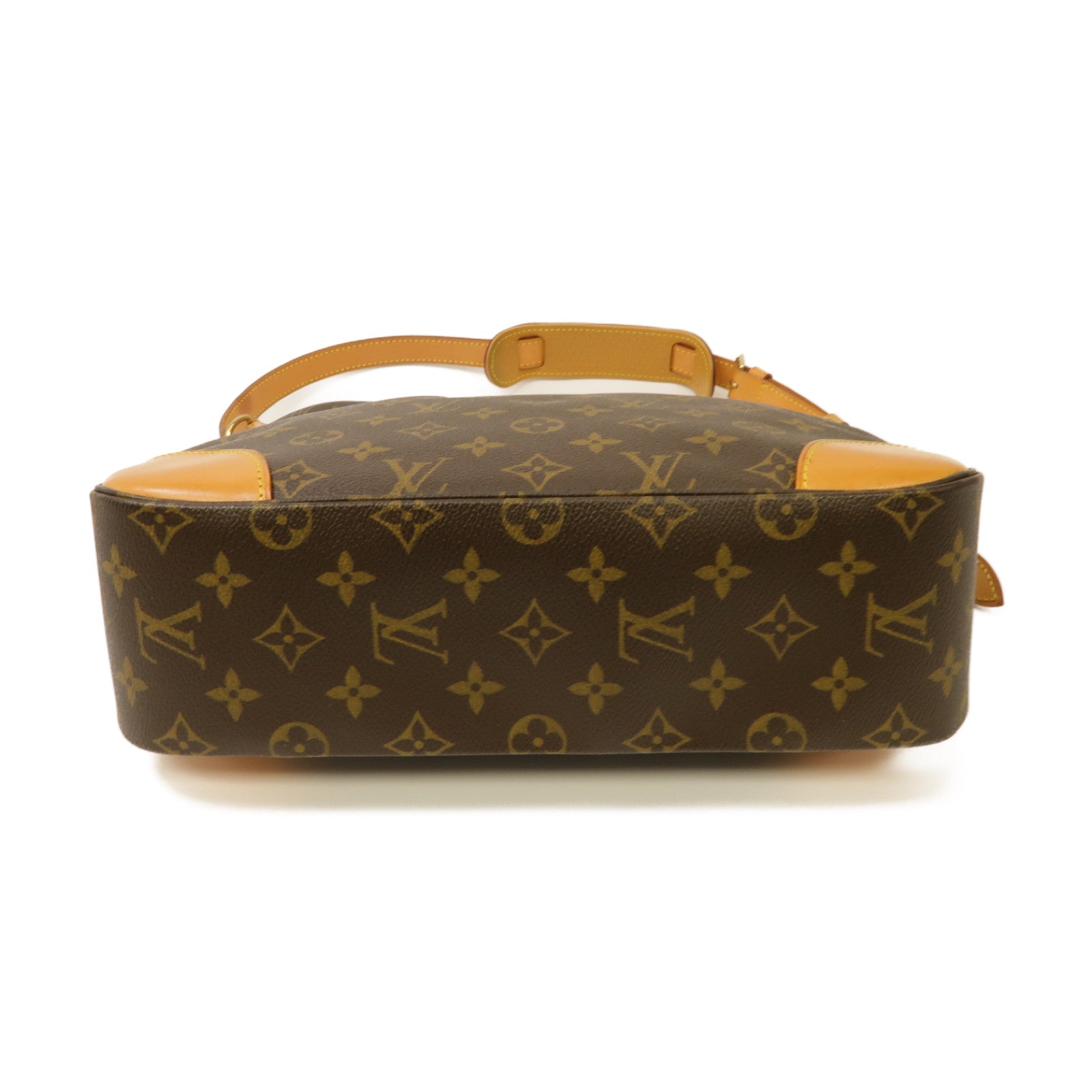 LOUIS VUITTON Monogram Boulogne Gold Buckle Shoulder Bag金扣肩背袋啡色