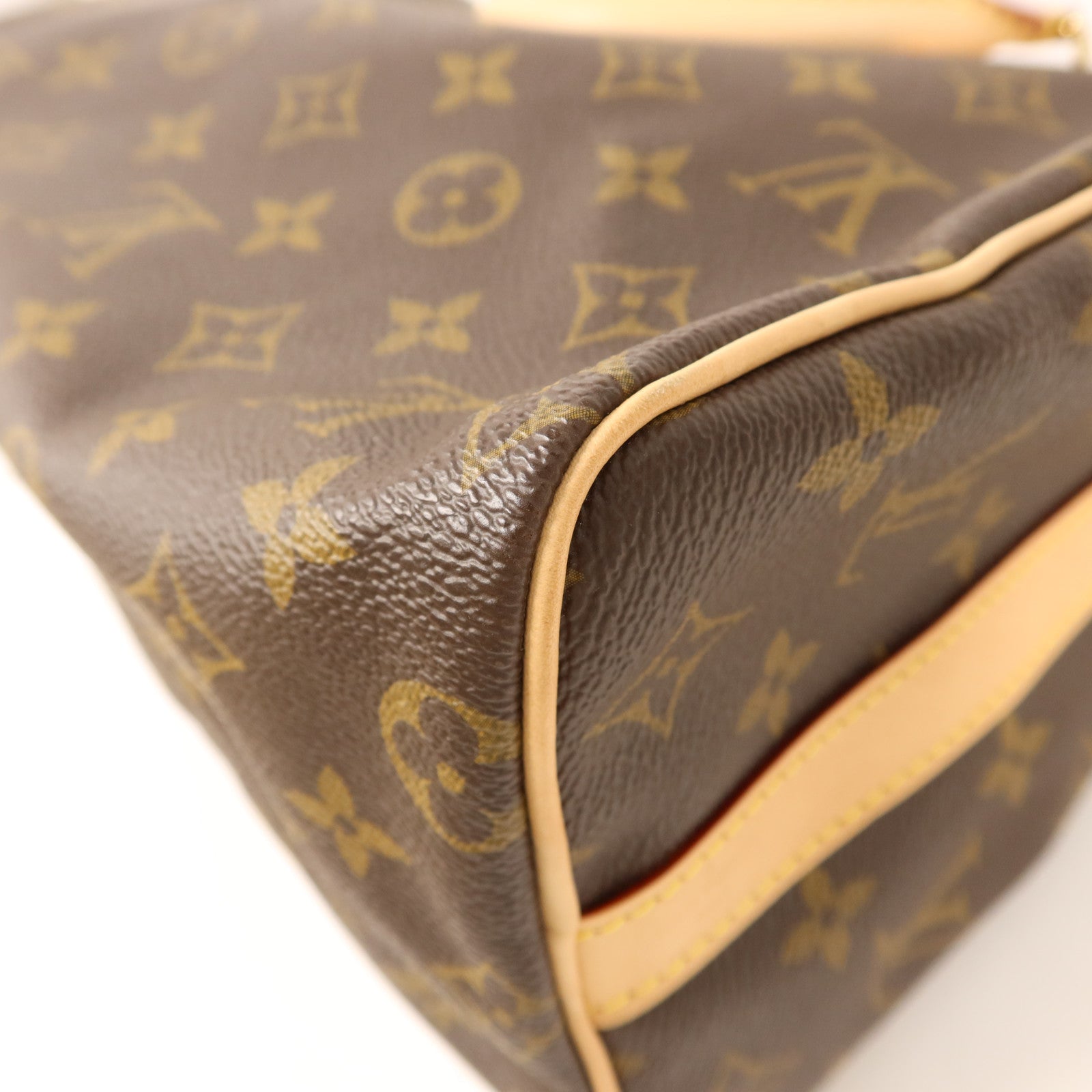 LOUIS VUITTON Monogram Speedy 25 Bandouliere金扣手挽肩背兩用袋