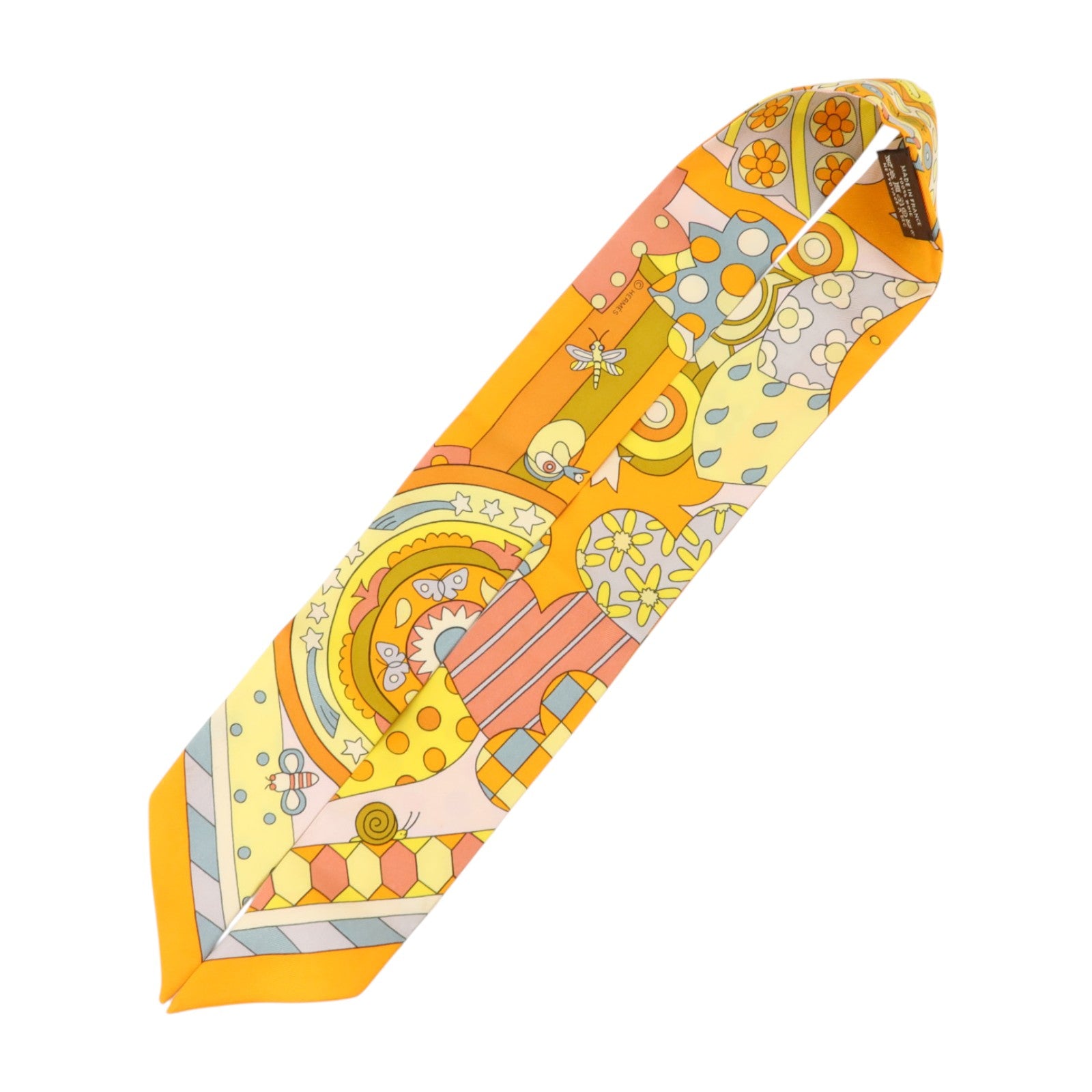 HERMES 絲質Twilly絲巾