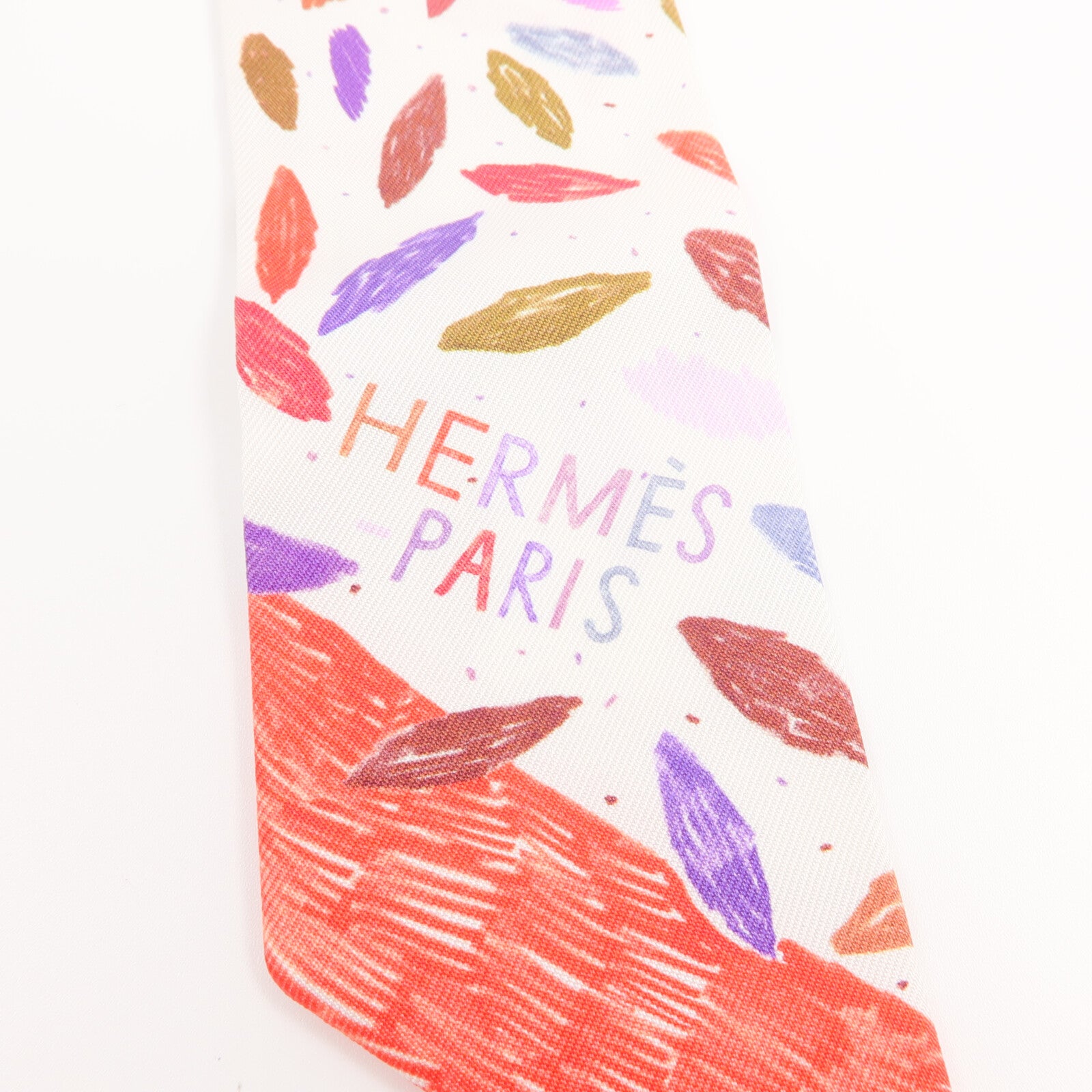 HERMES 絲質Twilly絲巾