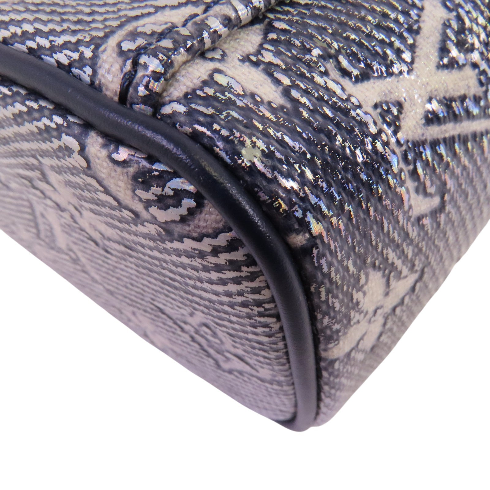 LOUIS VUITTON Monogram Coated Canvas Micro Vanity金扣手挽肩背兩用袋