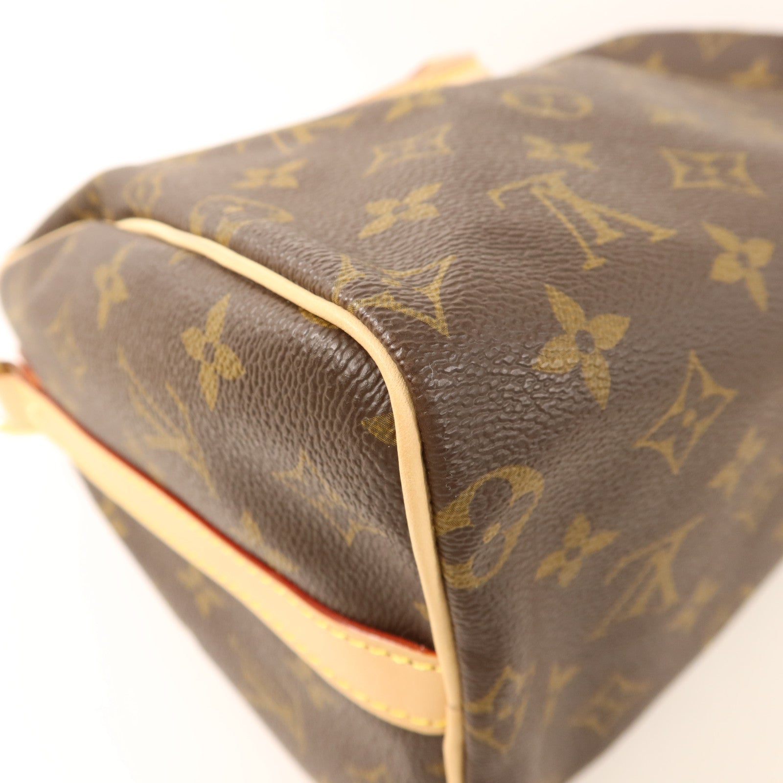 LOUIS VUITTON Monogram Speedy 25 Bandouliere金扣手挽肩背兩用袋