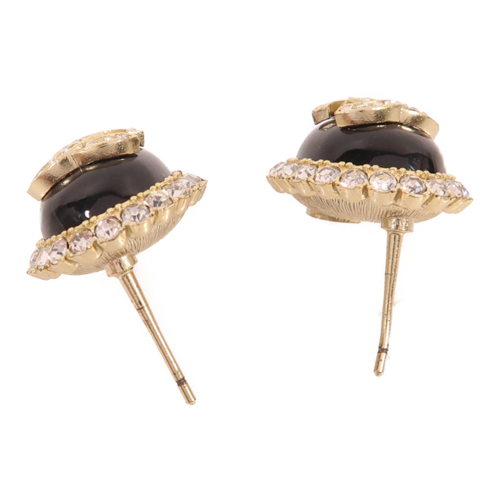 CHANEL 金屬Earrings耳環黑色