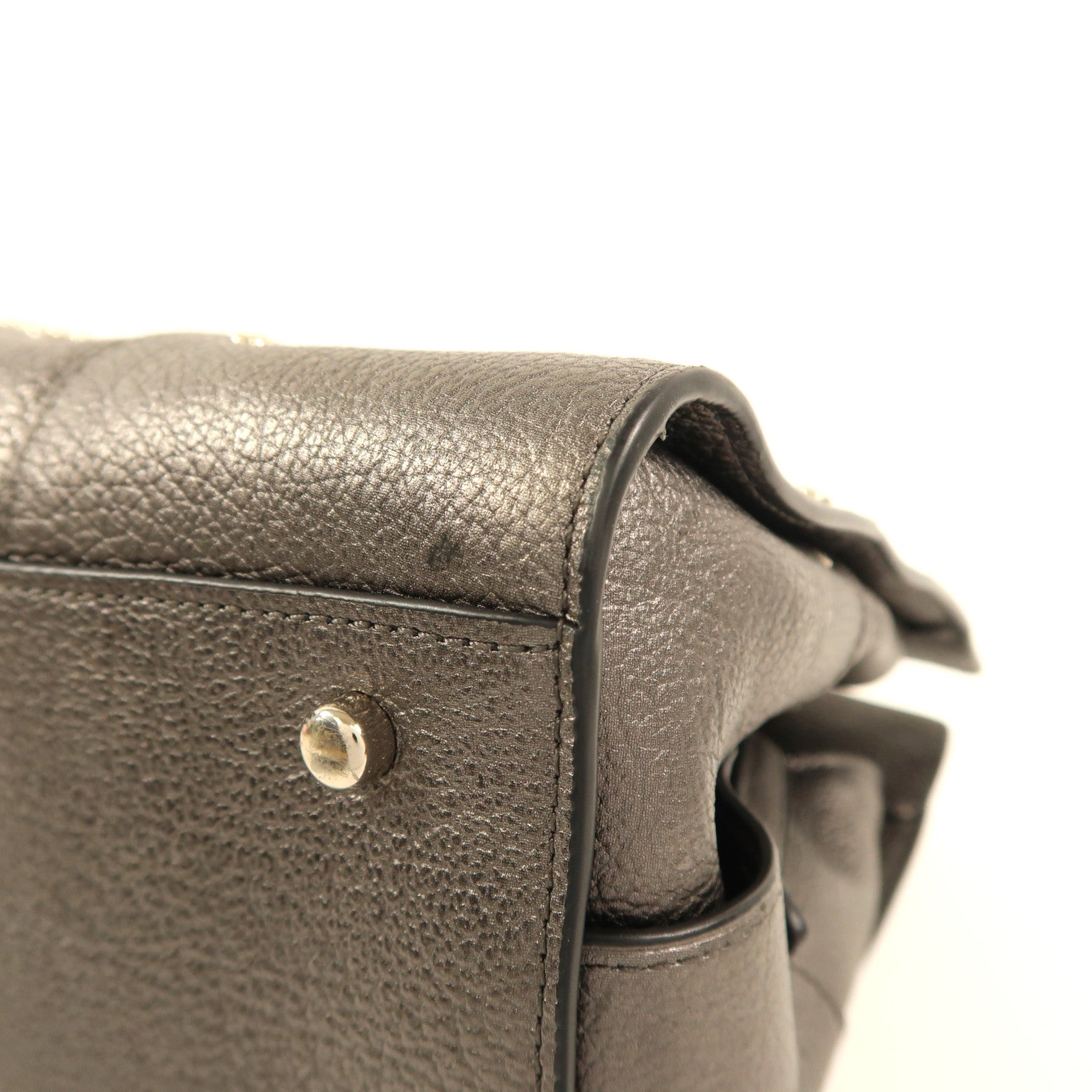 COACH 牛皮皮革Mercer Satchel 30銀扣手挽肩背兩用袋