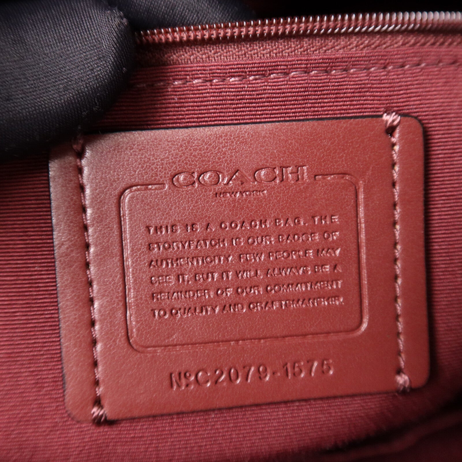 COACH 帆布/皮革Tote Bag金扣手挽袋